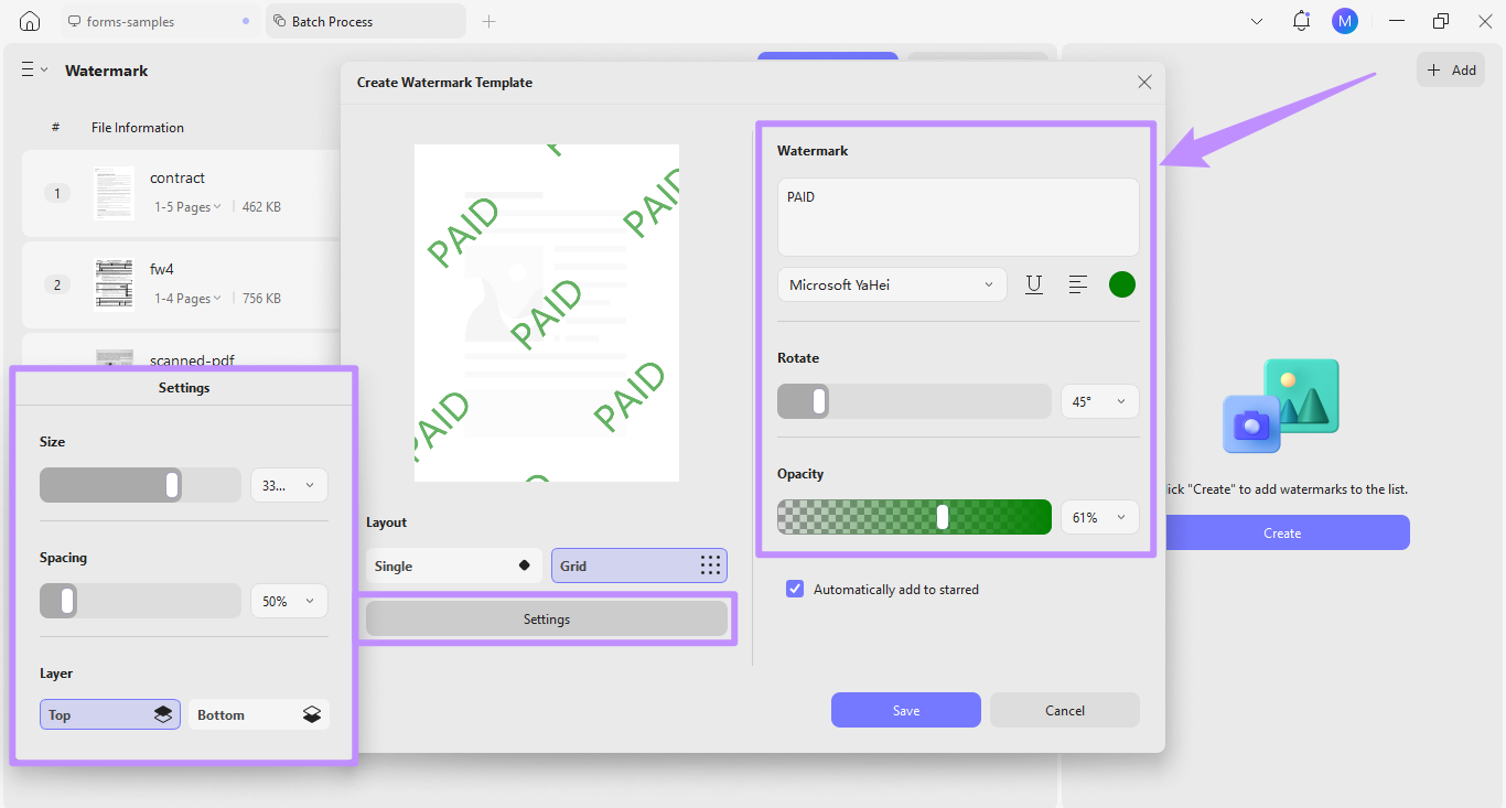 customize paid batch-watermark template