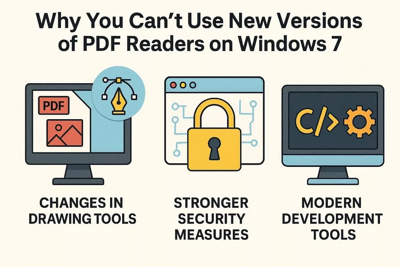 cannot use latest tools windows 7