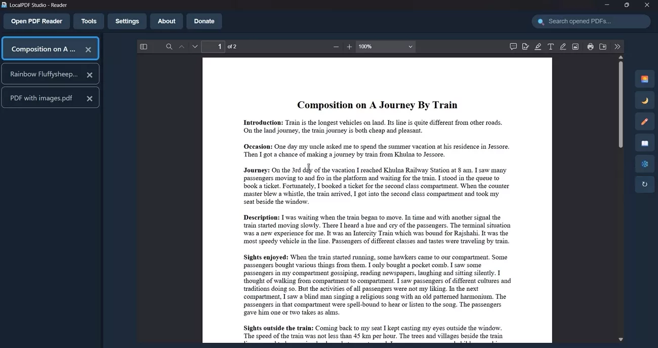 create add offline watermark localpdf studio