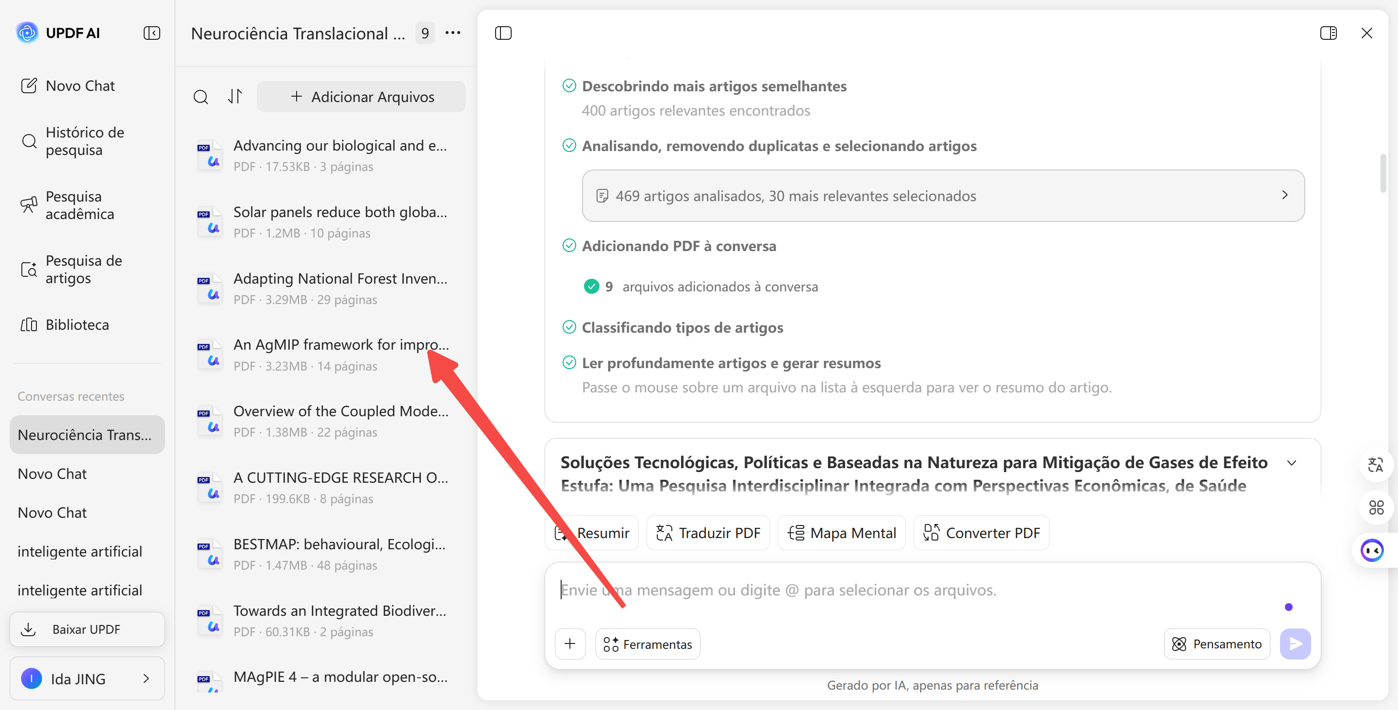 Resultados de pesquisas acadêmicas