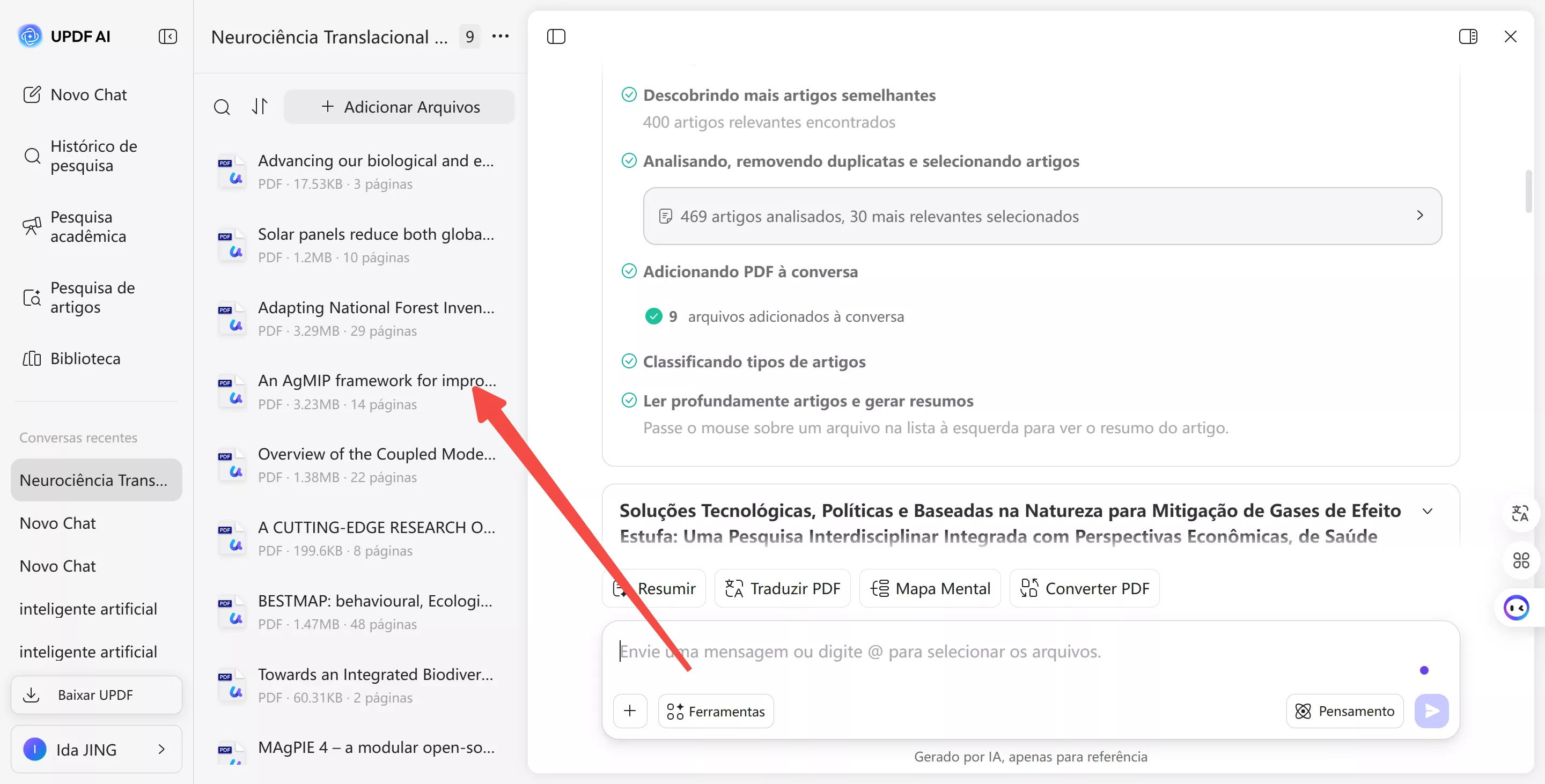 Resultados de pesquisas acadêmicas