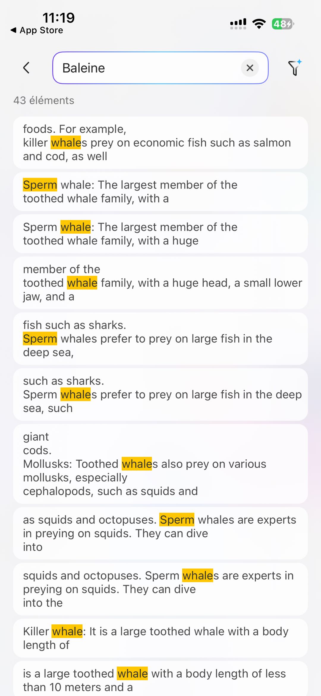 recherche sémantique IA sur iOS avec UPDF