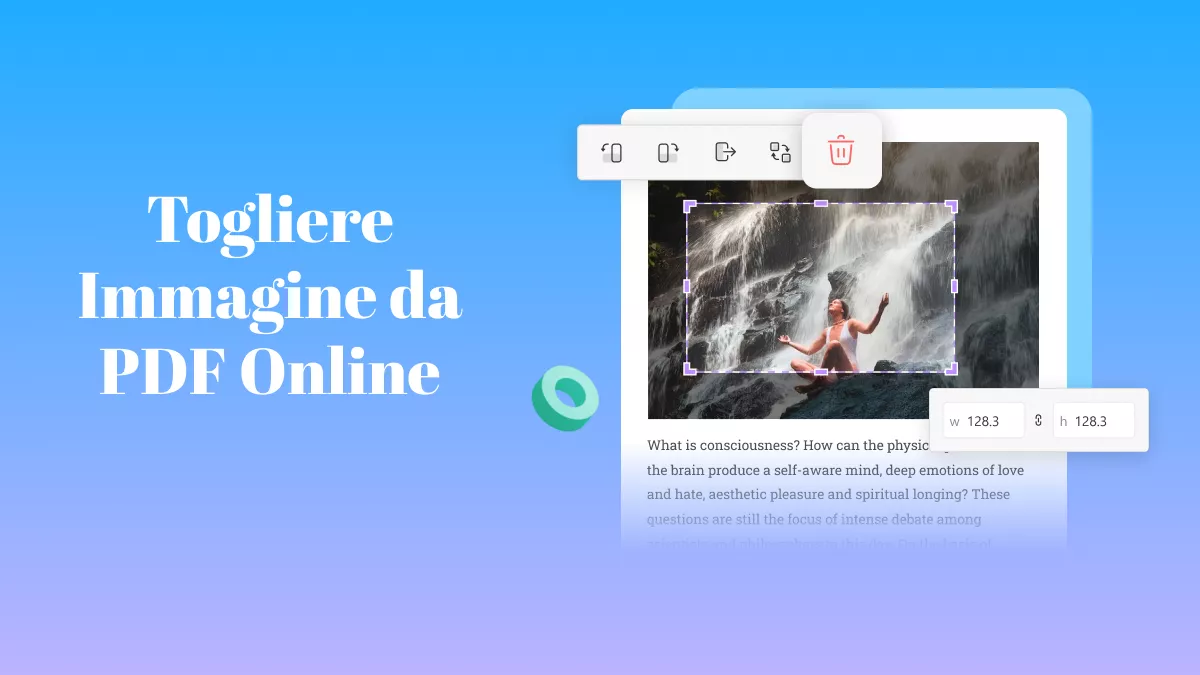 Come togliere immagine da PDF online in 3 modi
