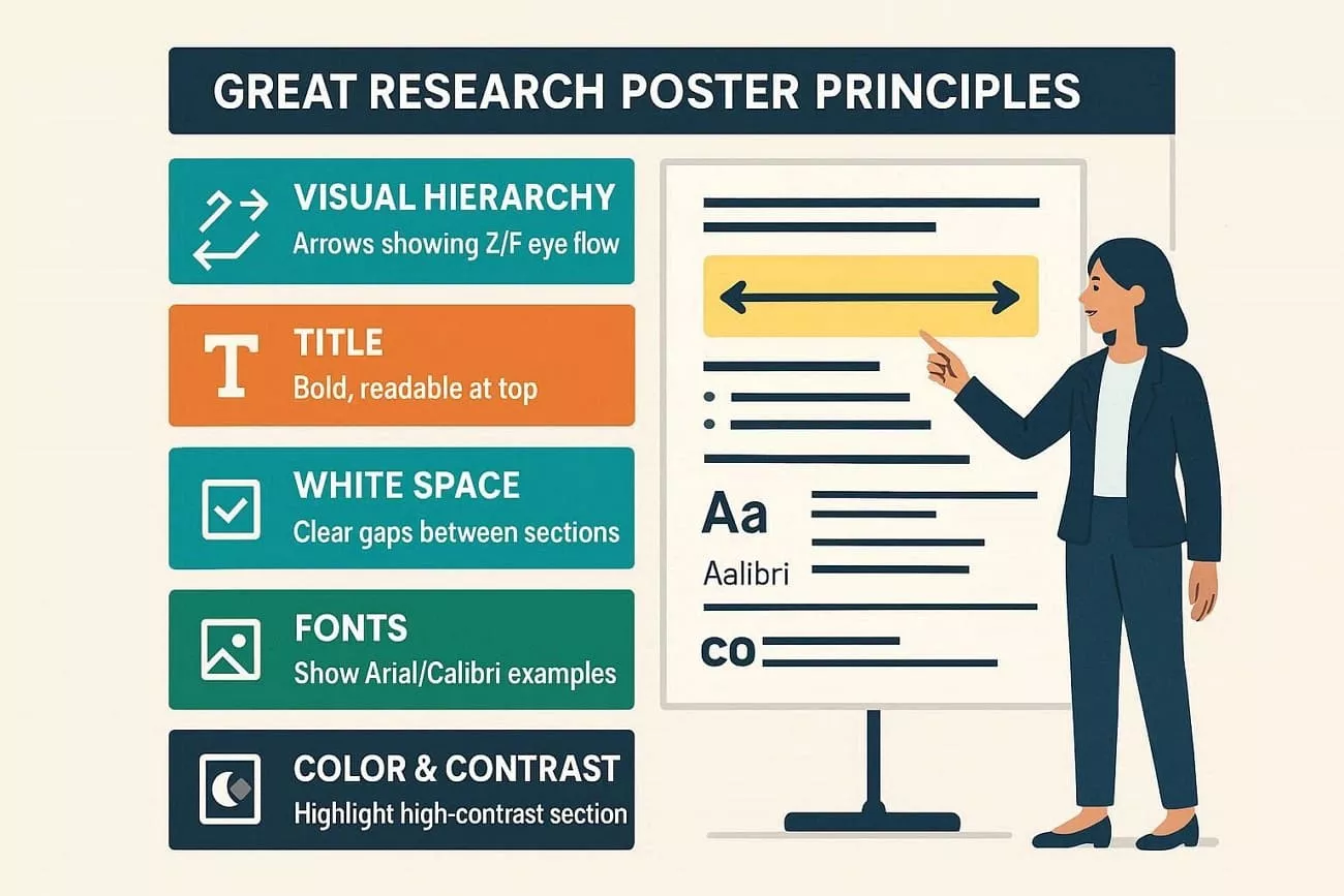 components in research poster