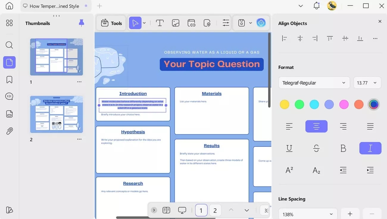 change research poster text color 