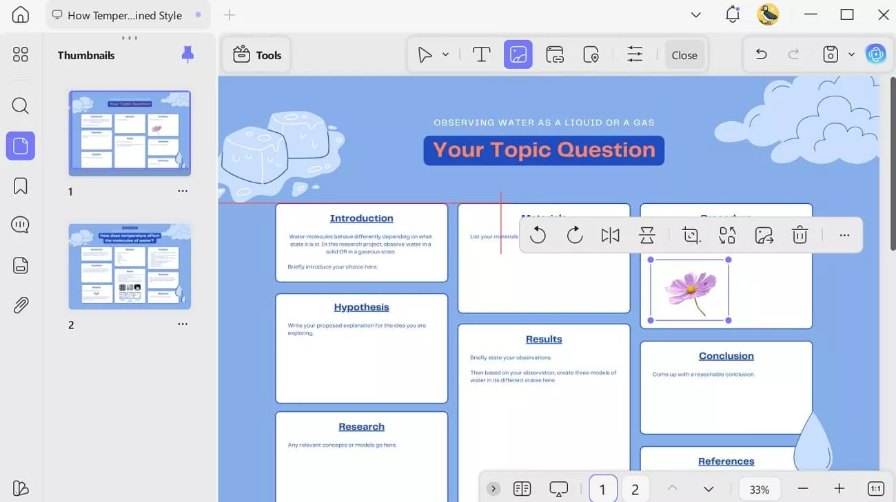 add or replace image in updf