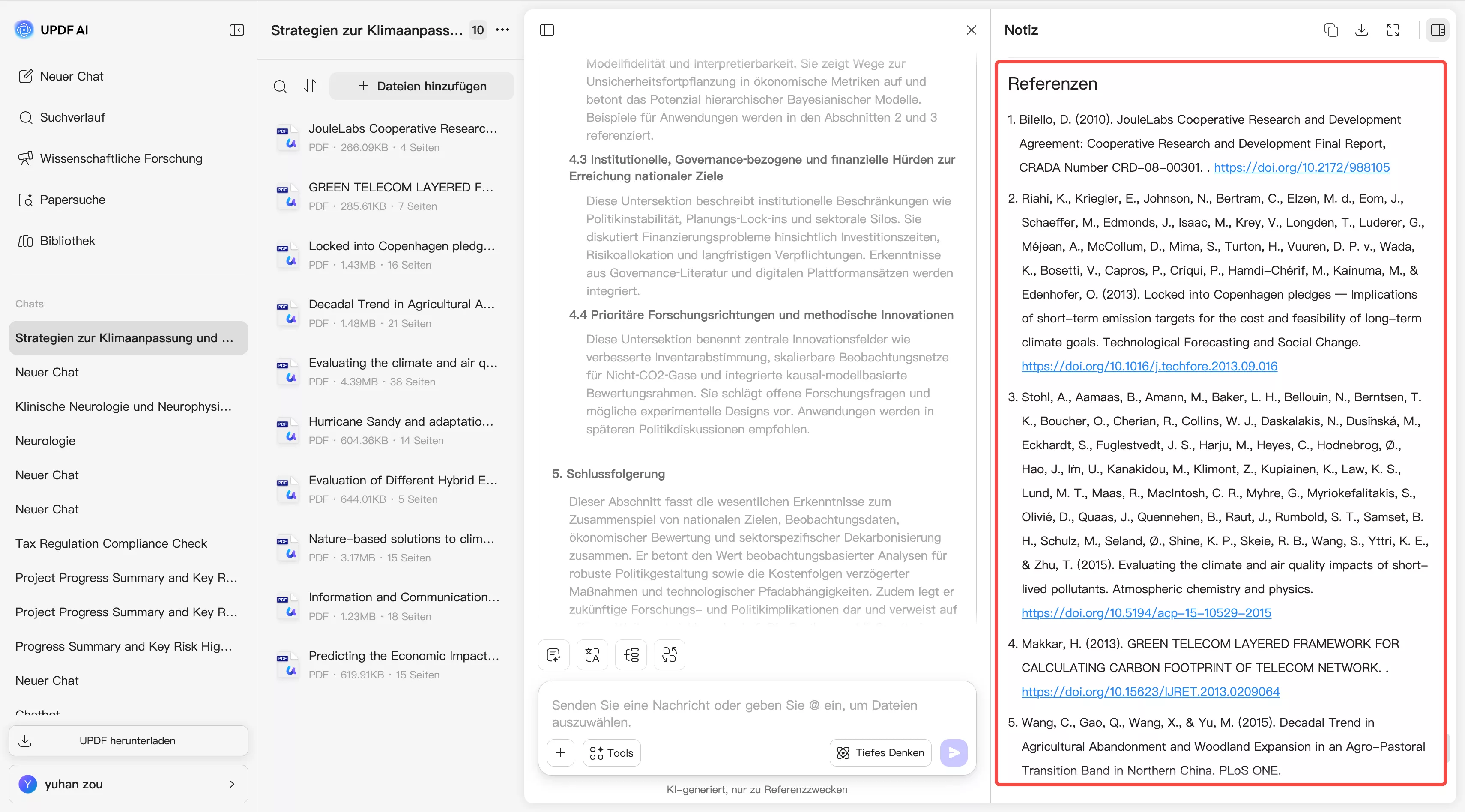 Zitate und Quellenangaben für Forschungsartikel