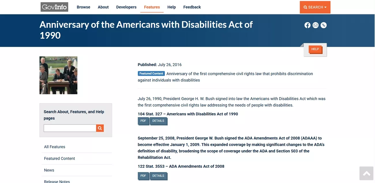 use govinfo find official pdfs