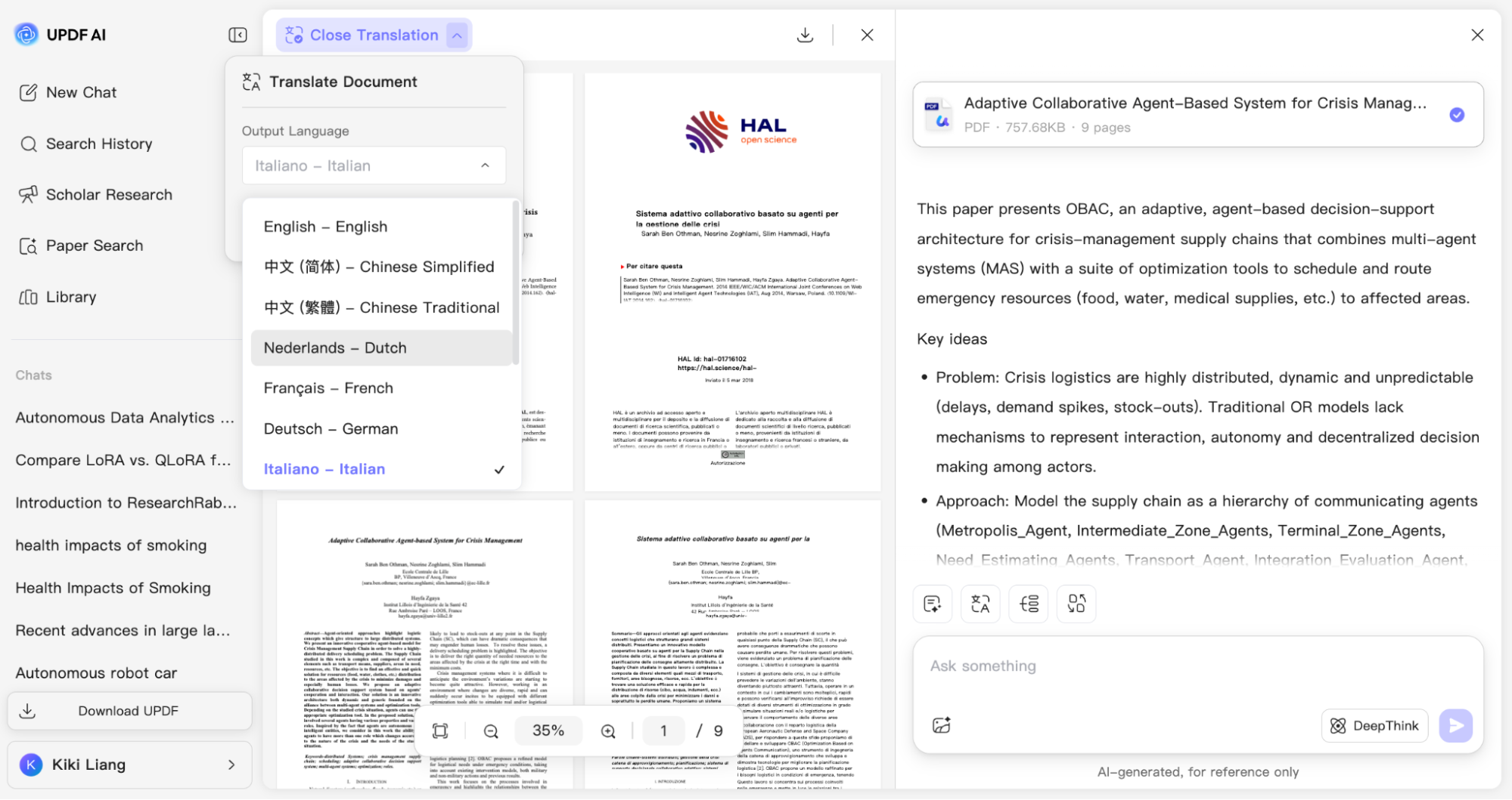translate pdf files