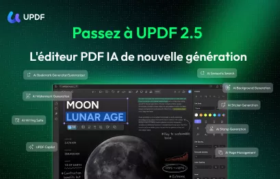 Couverture des nouveautés d'UPDF v2.5
