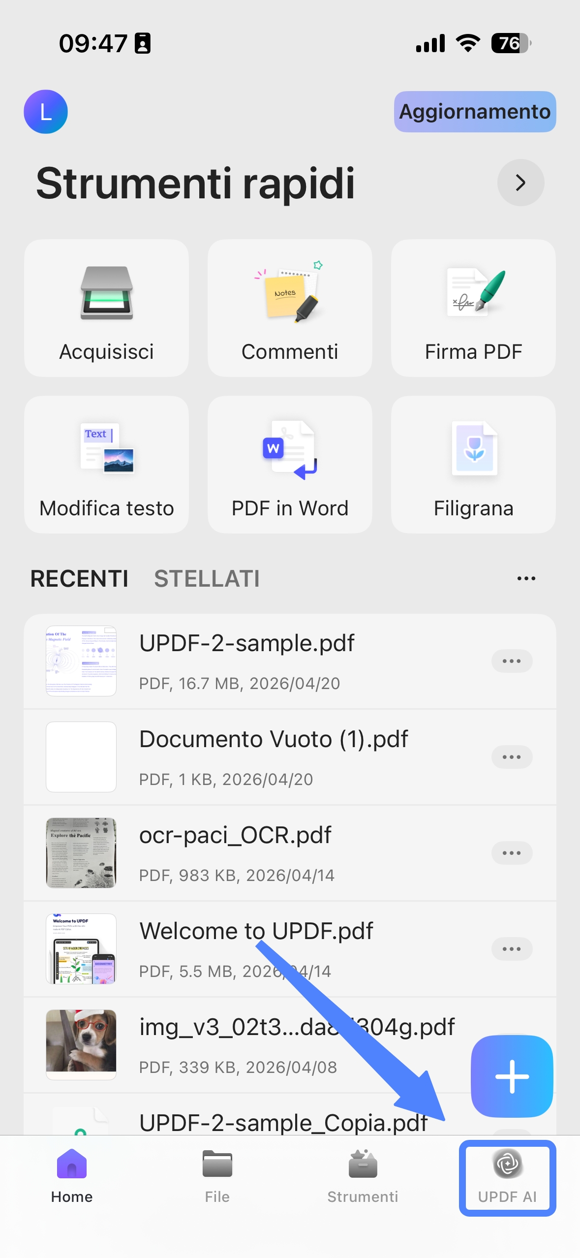 why are my pdf files greyed out on iphone UPDF AI for iPhone