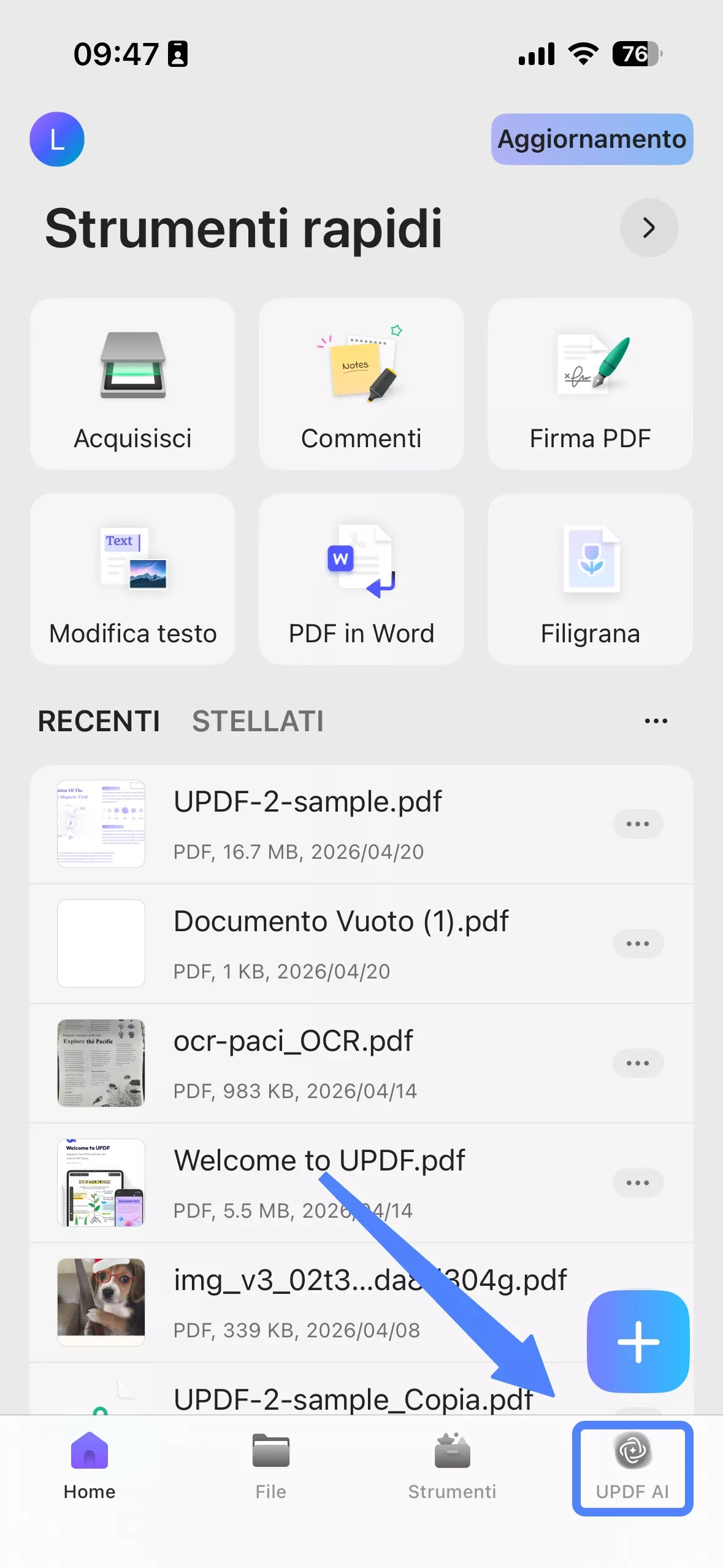 why are my pdf files greyed out on iphone UPDF AI for iPhone