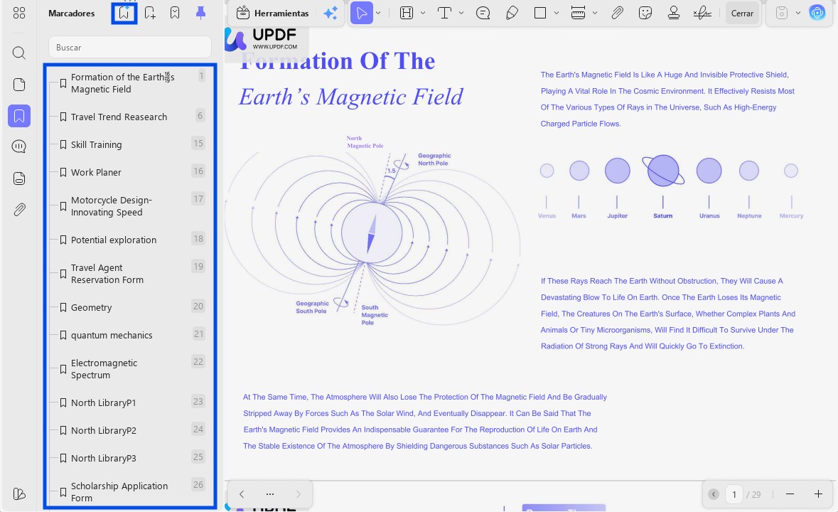 updf ai generate bookmark instantly