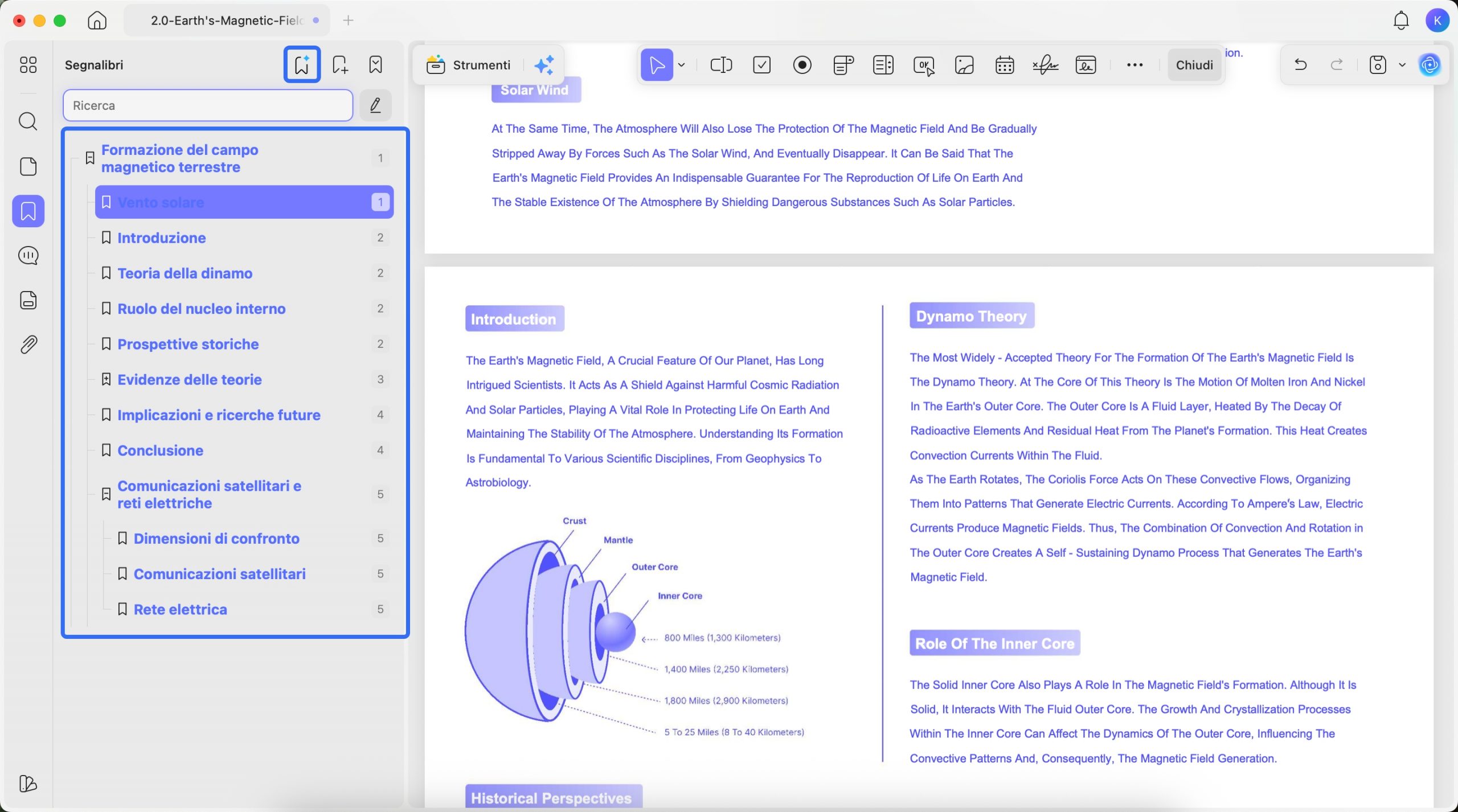 updf ai genera segnalibri istantaneamente