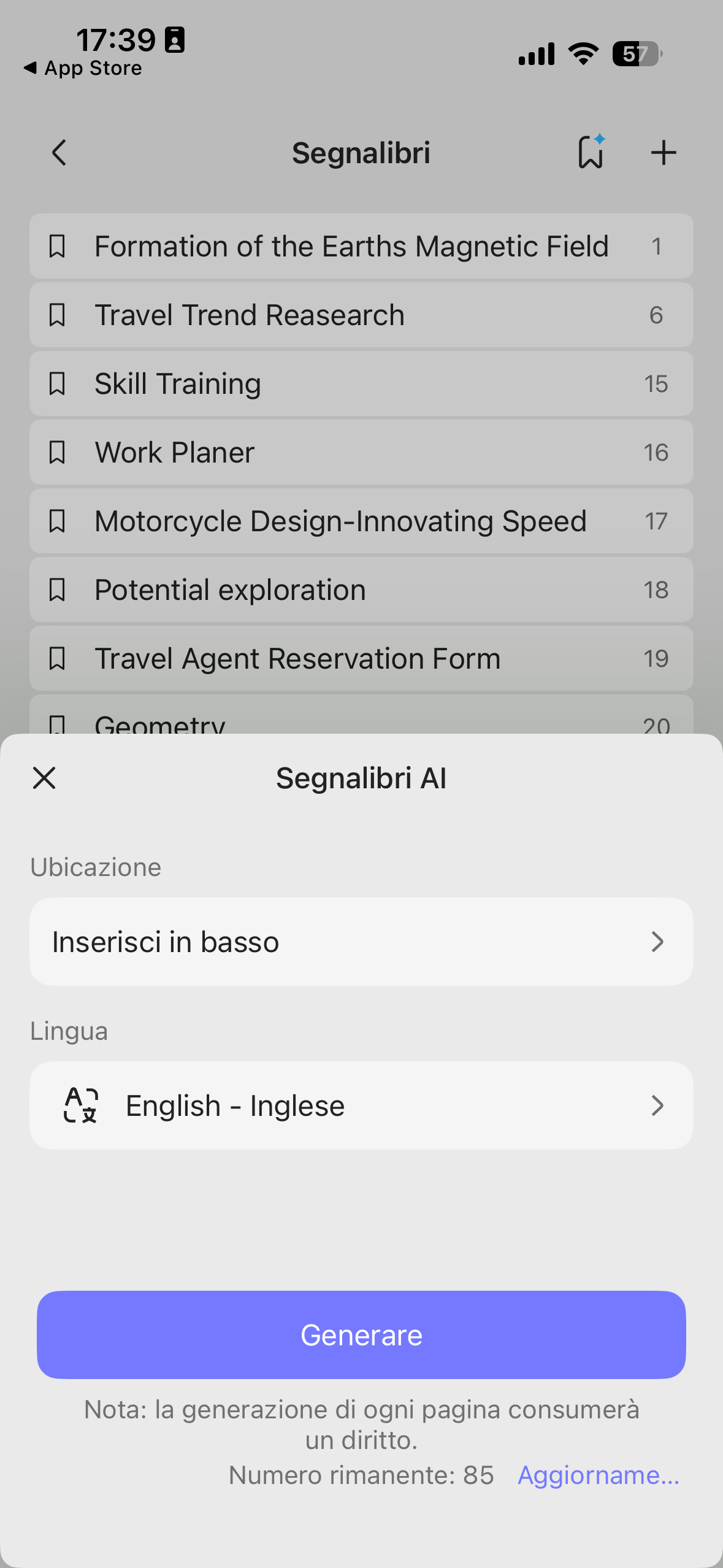 ios ai genera updf