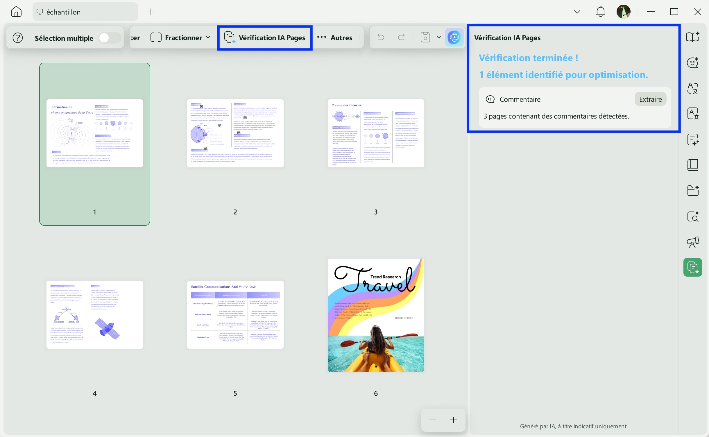 vérifier et gérer les pages avec l’IA UPDF