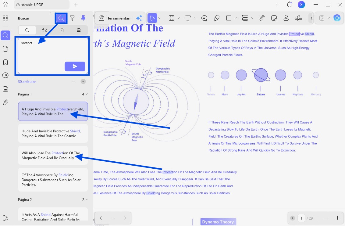 updf ai semantic search find what you mean
