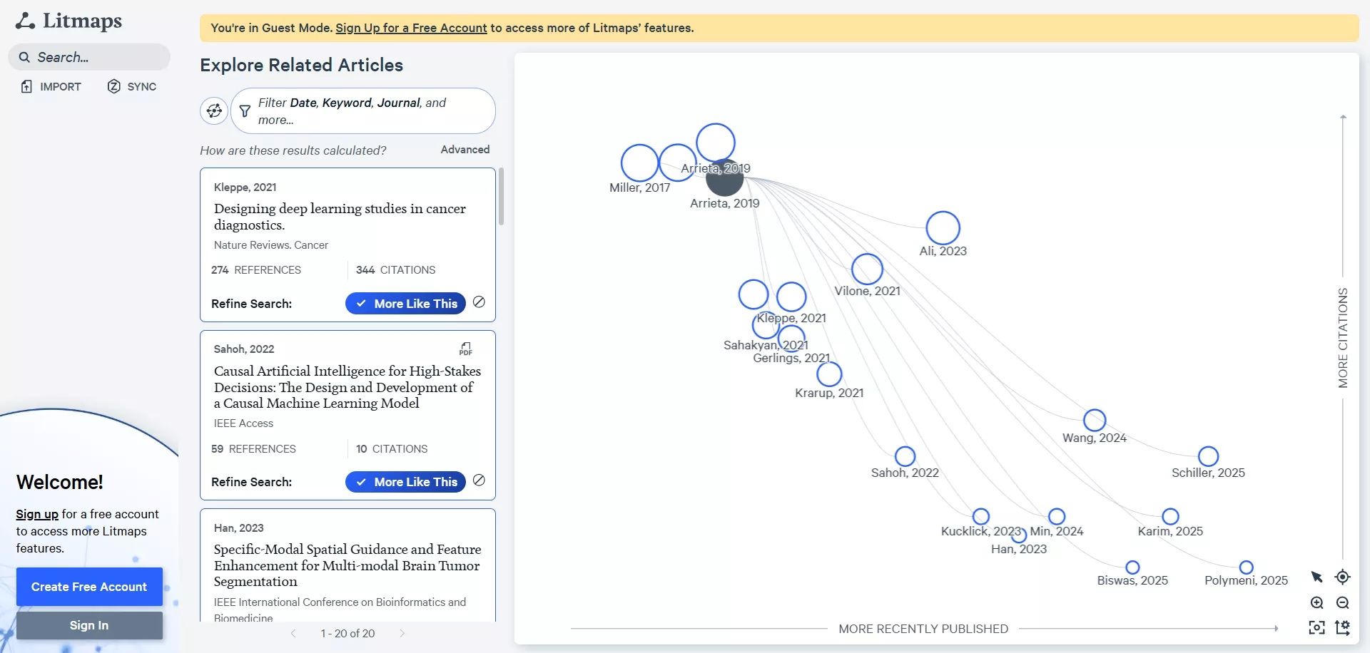 litmaps generate literature maps