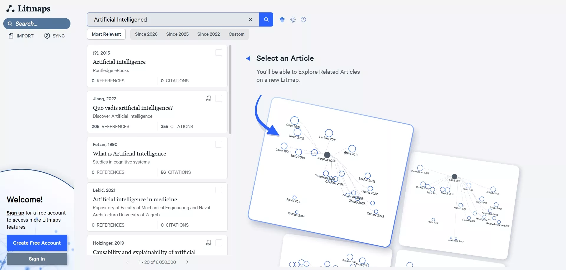 litmaps search academic papers worldwide