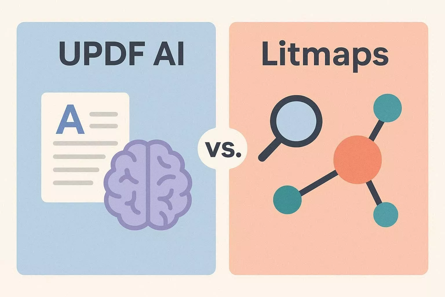 comparing updf ai vs litmaps value