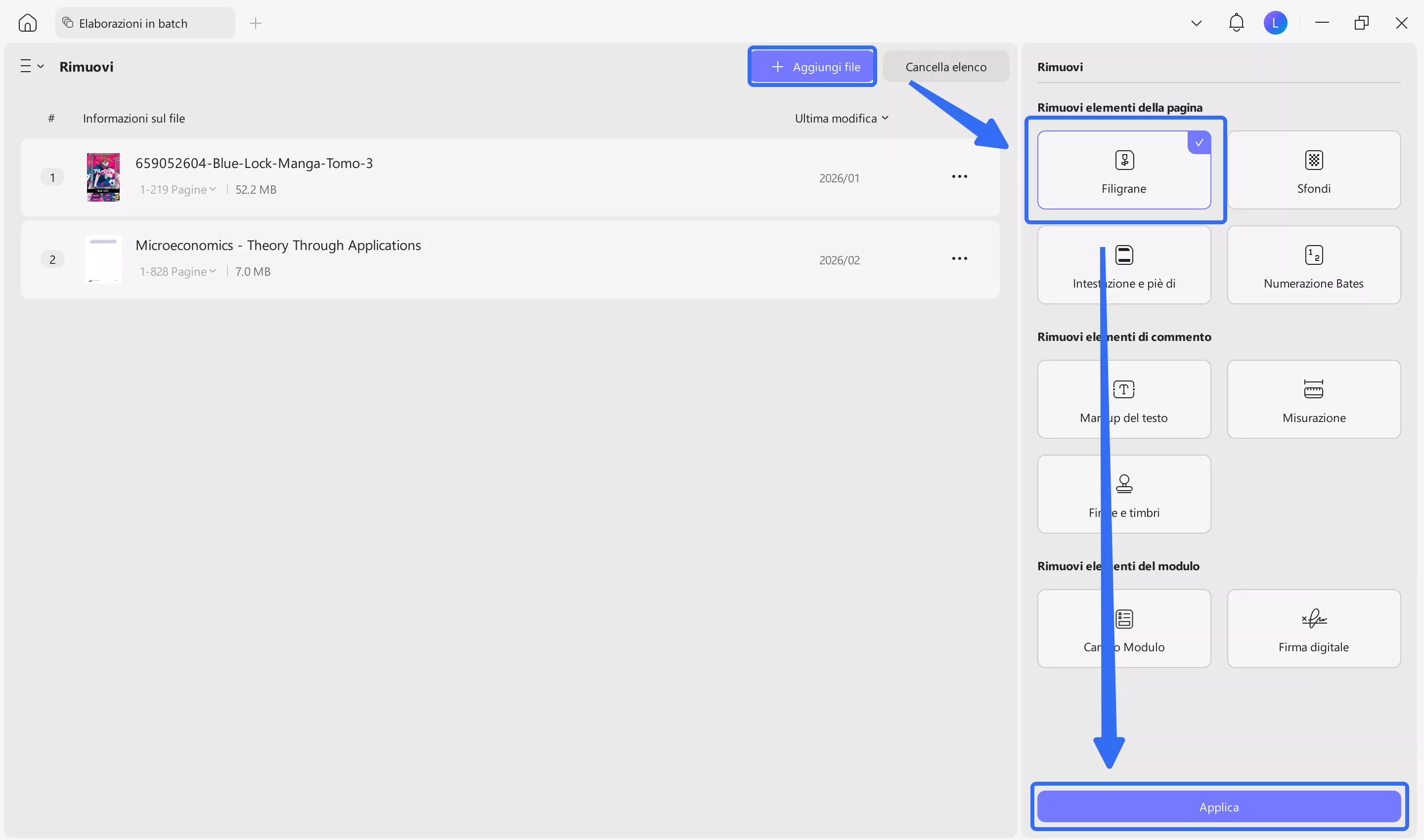batch remove watermark from PDF files with UPDF on Windows