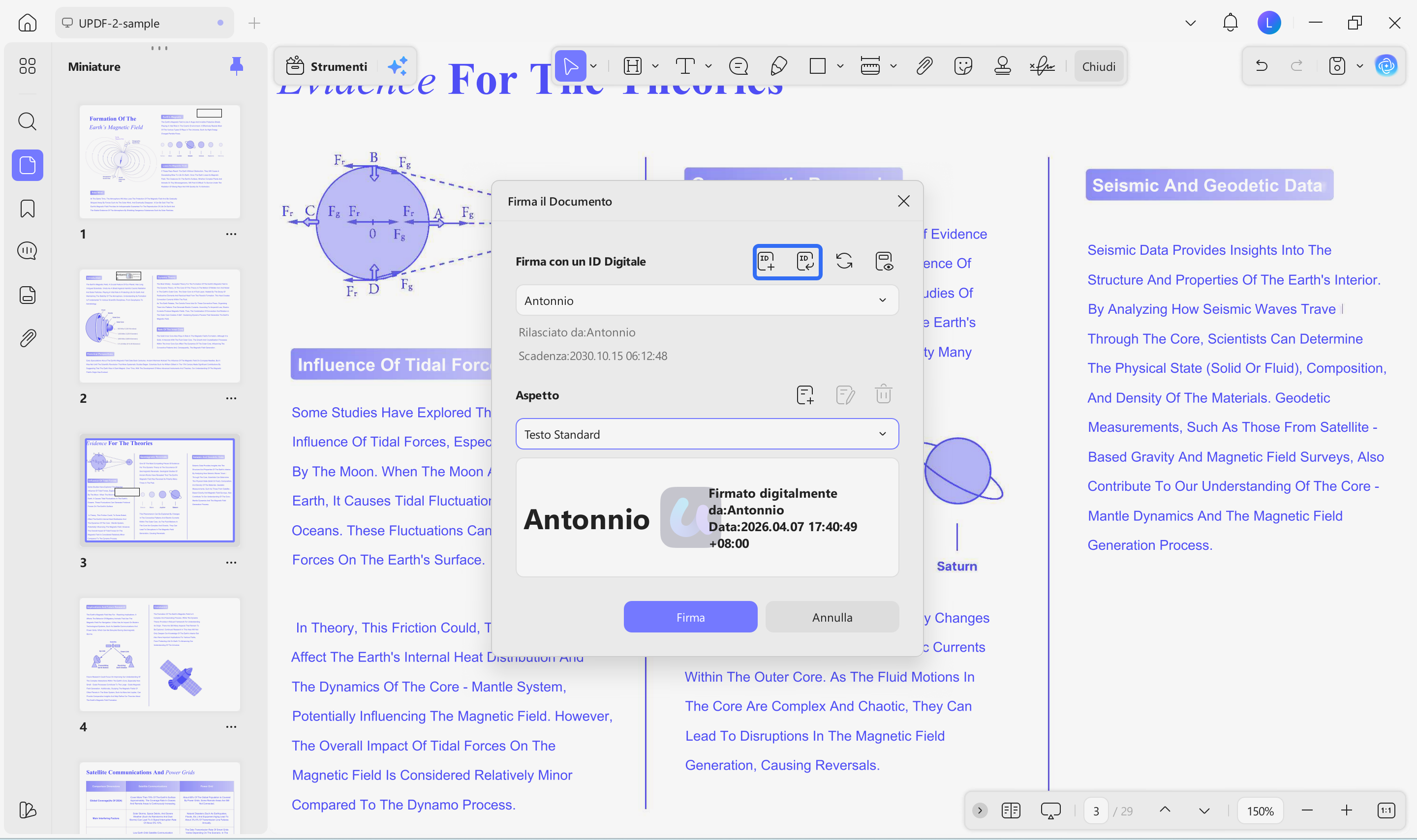 Create or add digital signatures