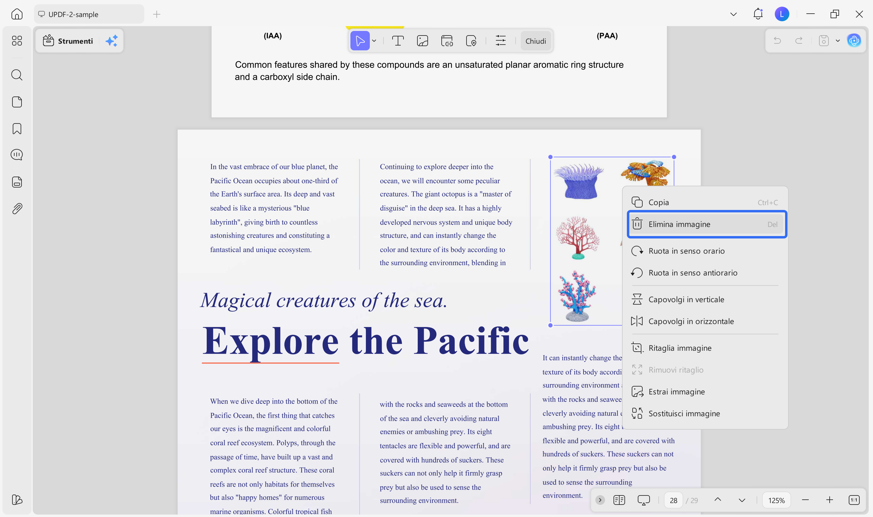 remove image from PDF online UPDF