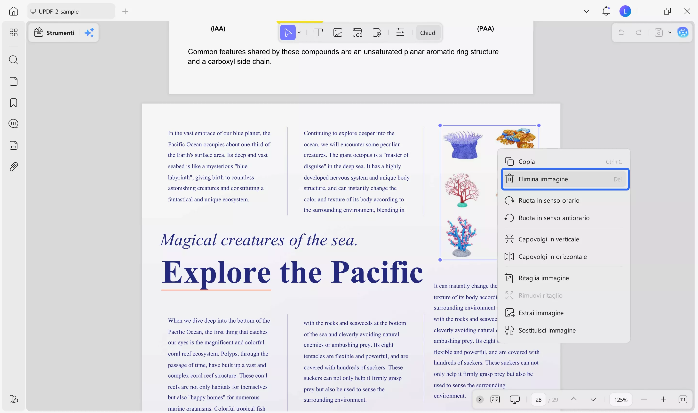remove image from PDF online UPDF