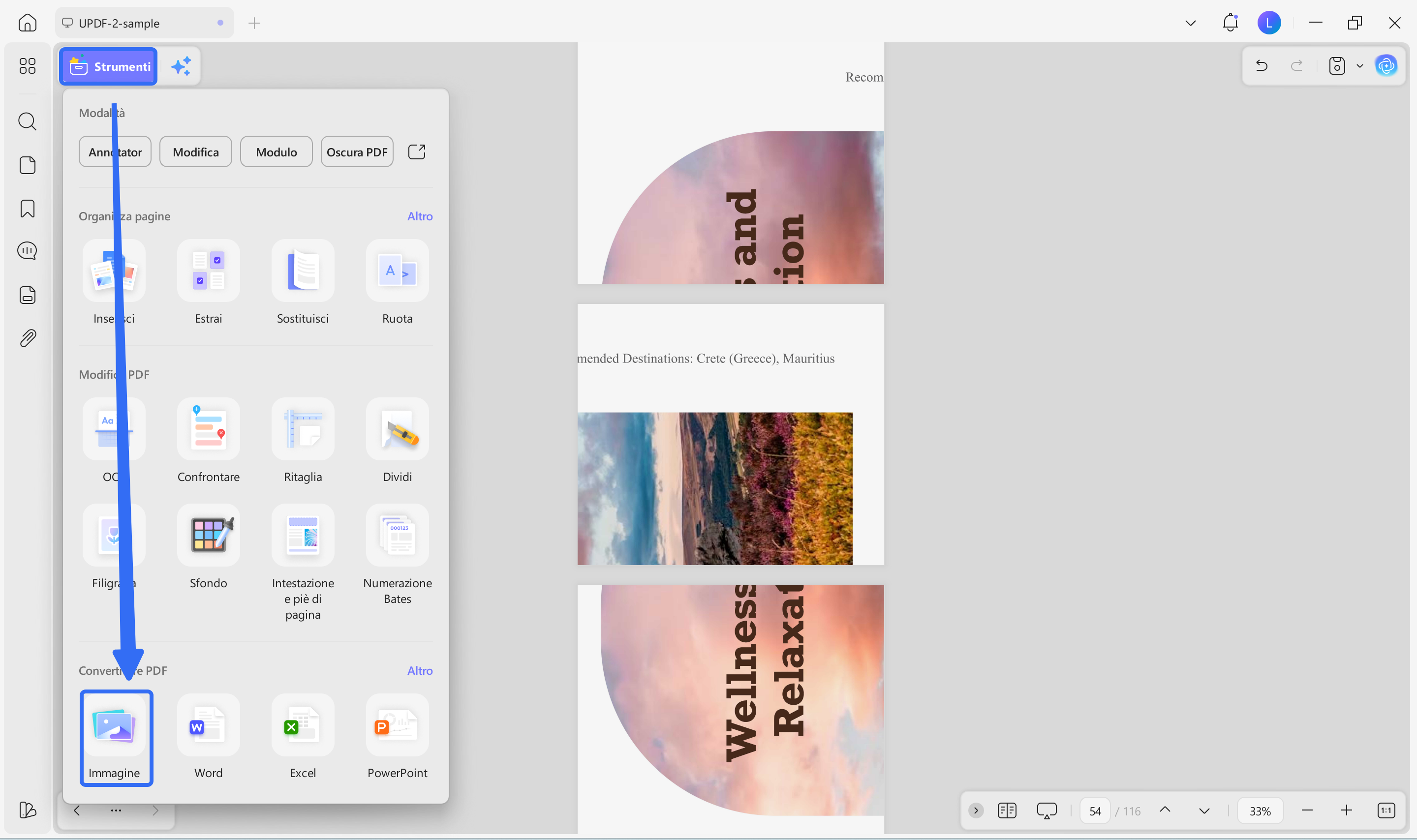 conveert divided pdf to image it 