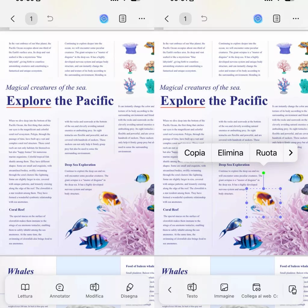 use pen tool to draw on blank pdf updf ios