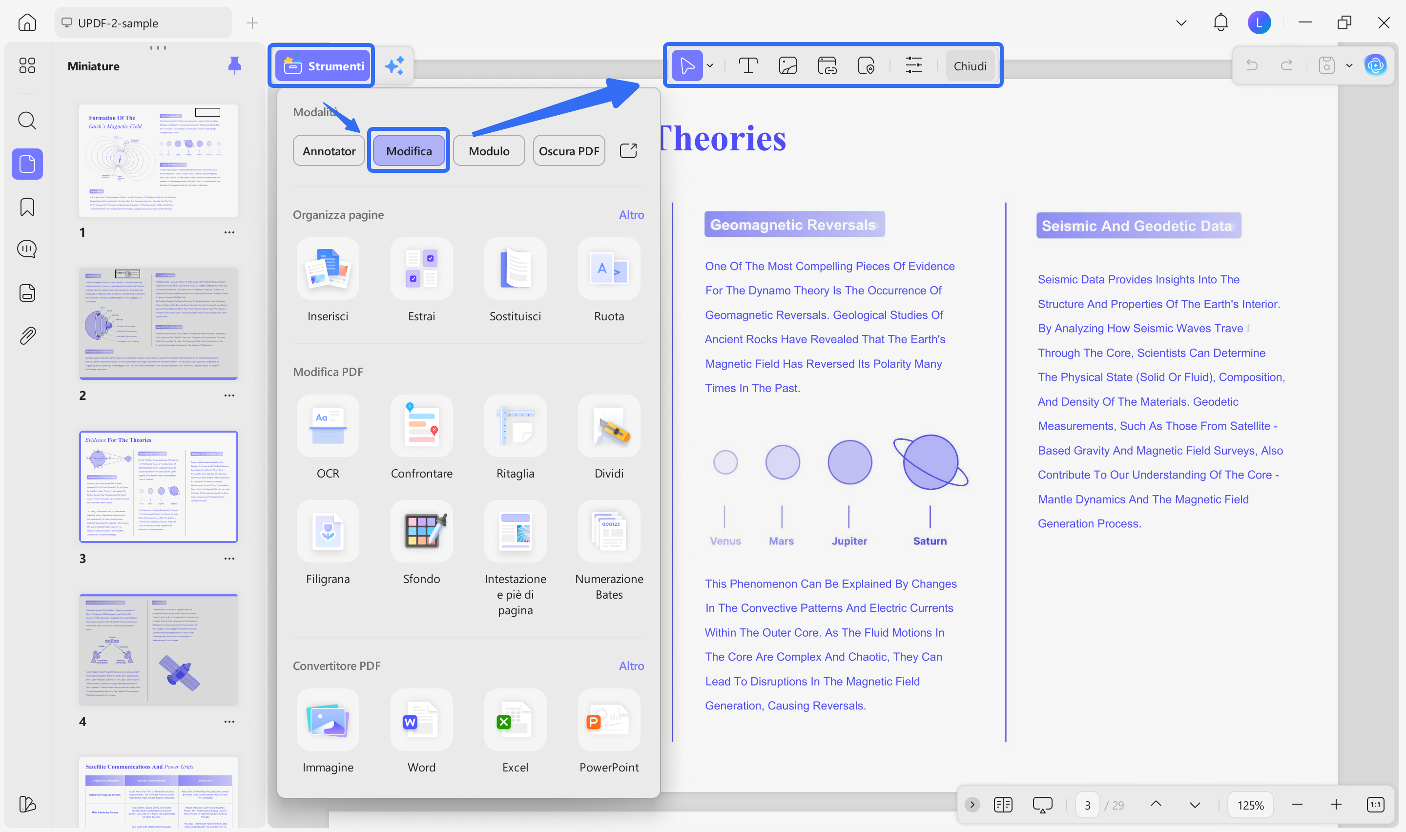 convert read only pdf to edit using UPDF