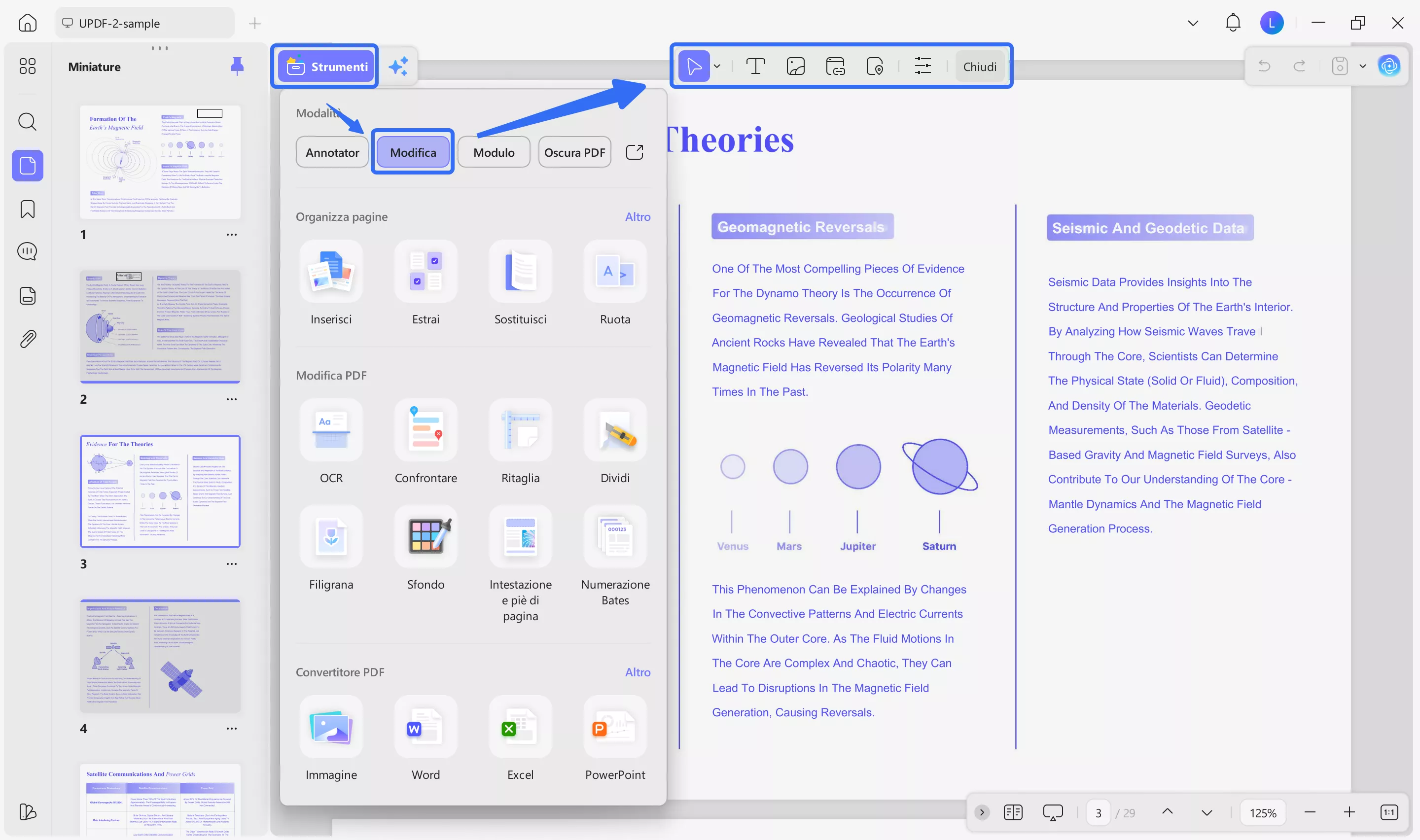 convert read only pdf to edit using UPDF