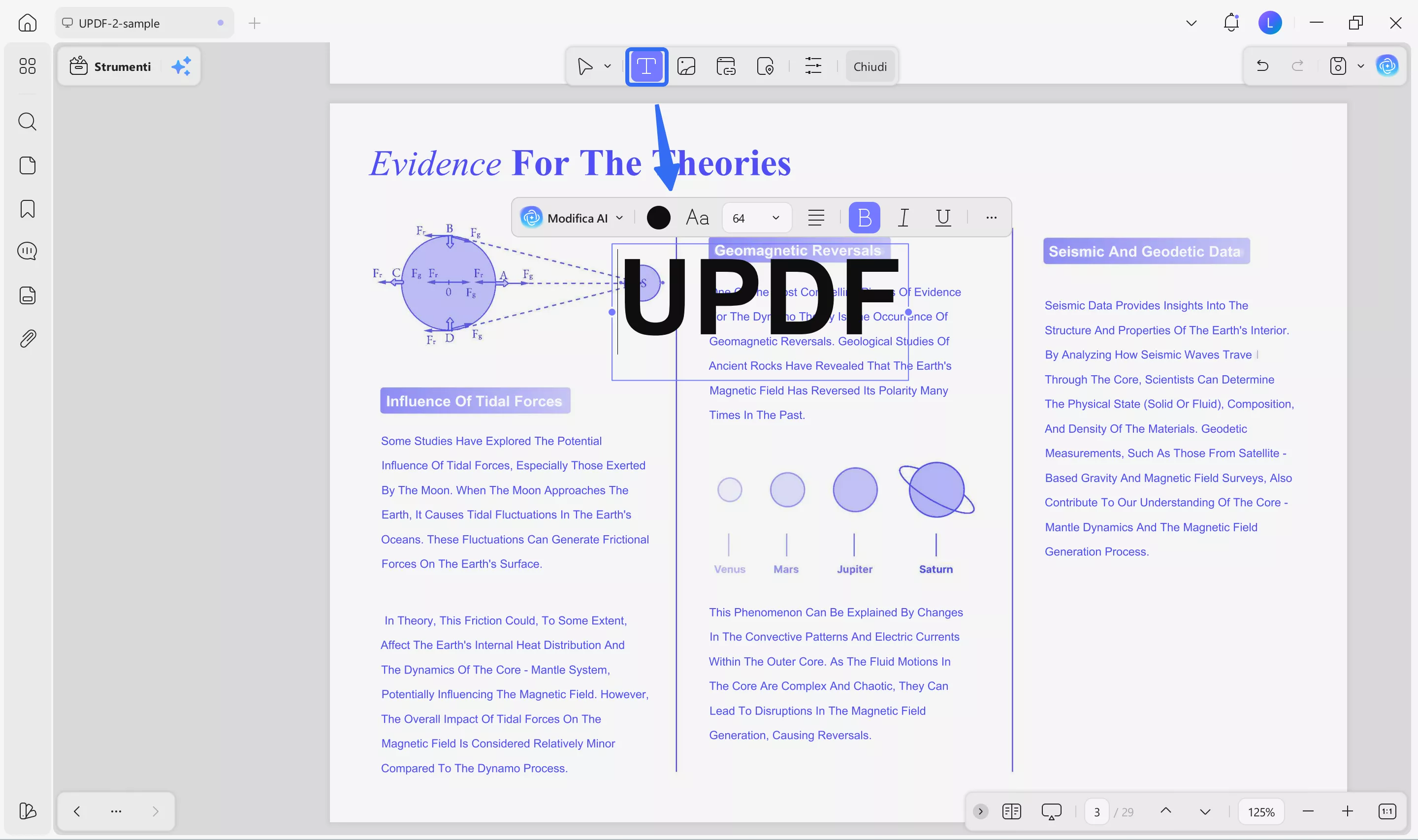 add text to PDF with updf on windows