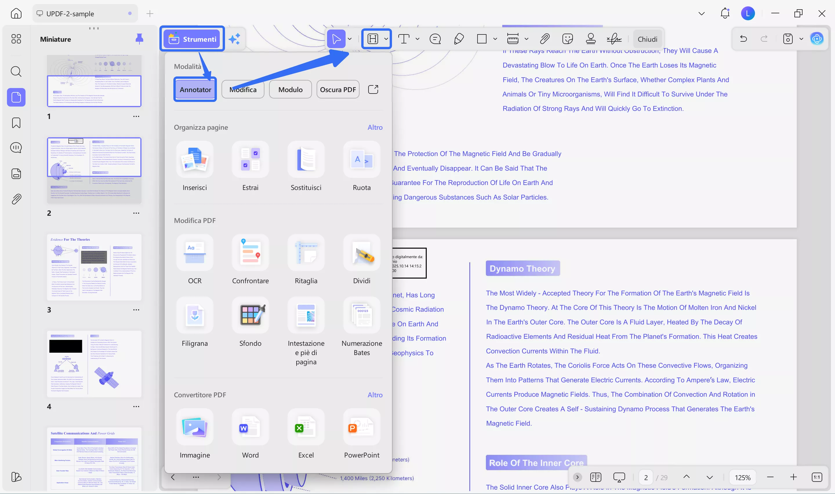 highlight in adobe comment icon updf