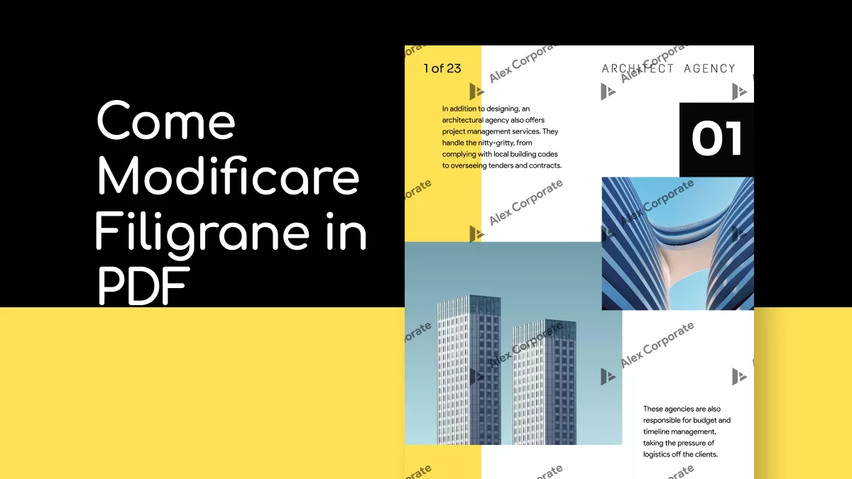 Guida Completa per Modificare Filigrana in PDF