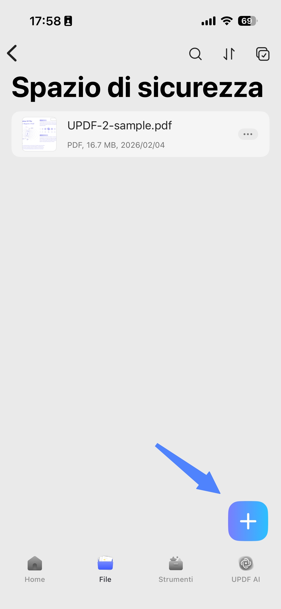 create folder on security space