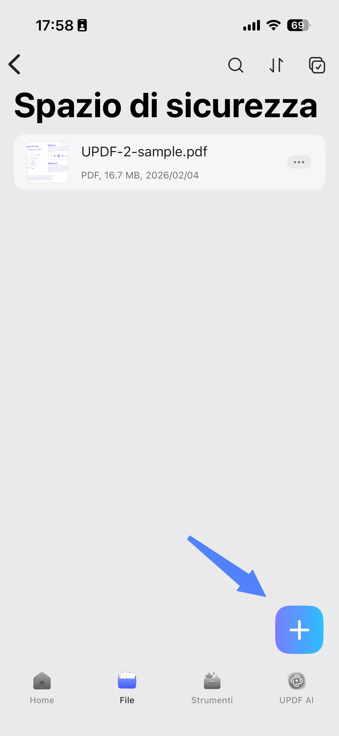 create folder on security space