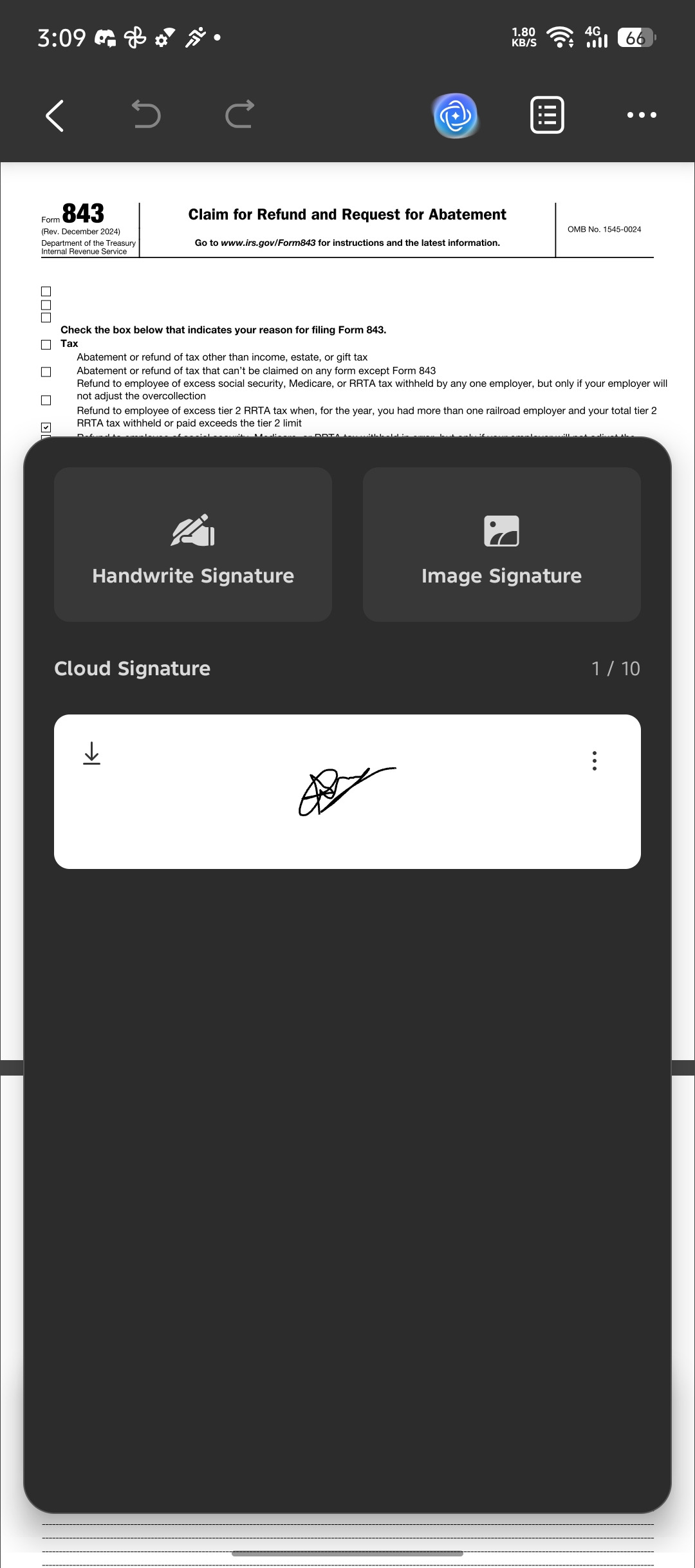 updf mobile signature