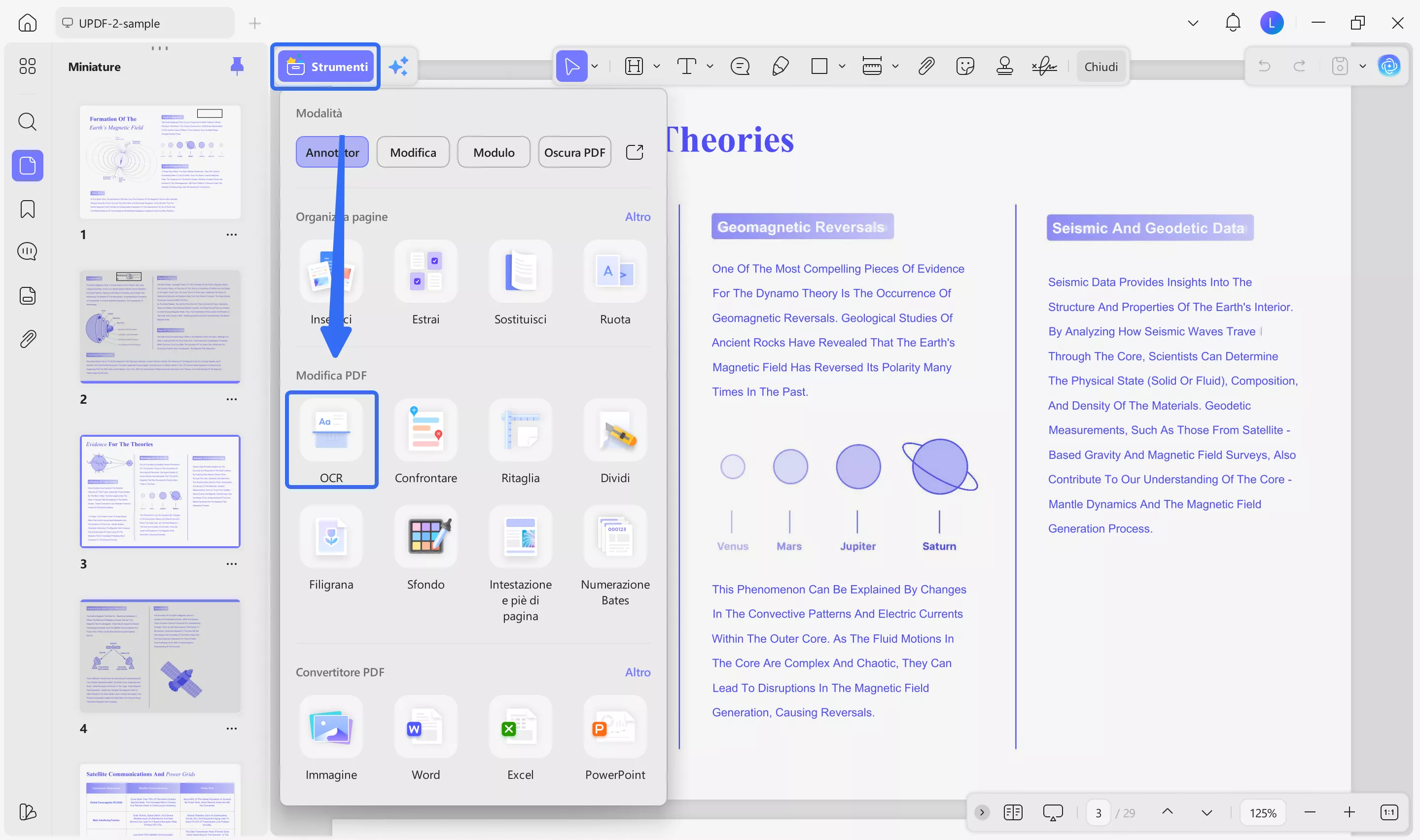 Recognize Text using OCR in UPDF