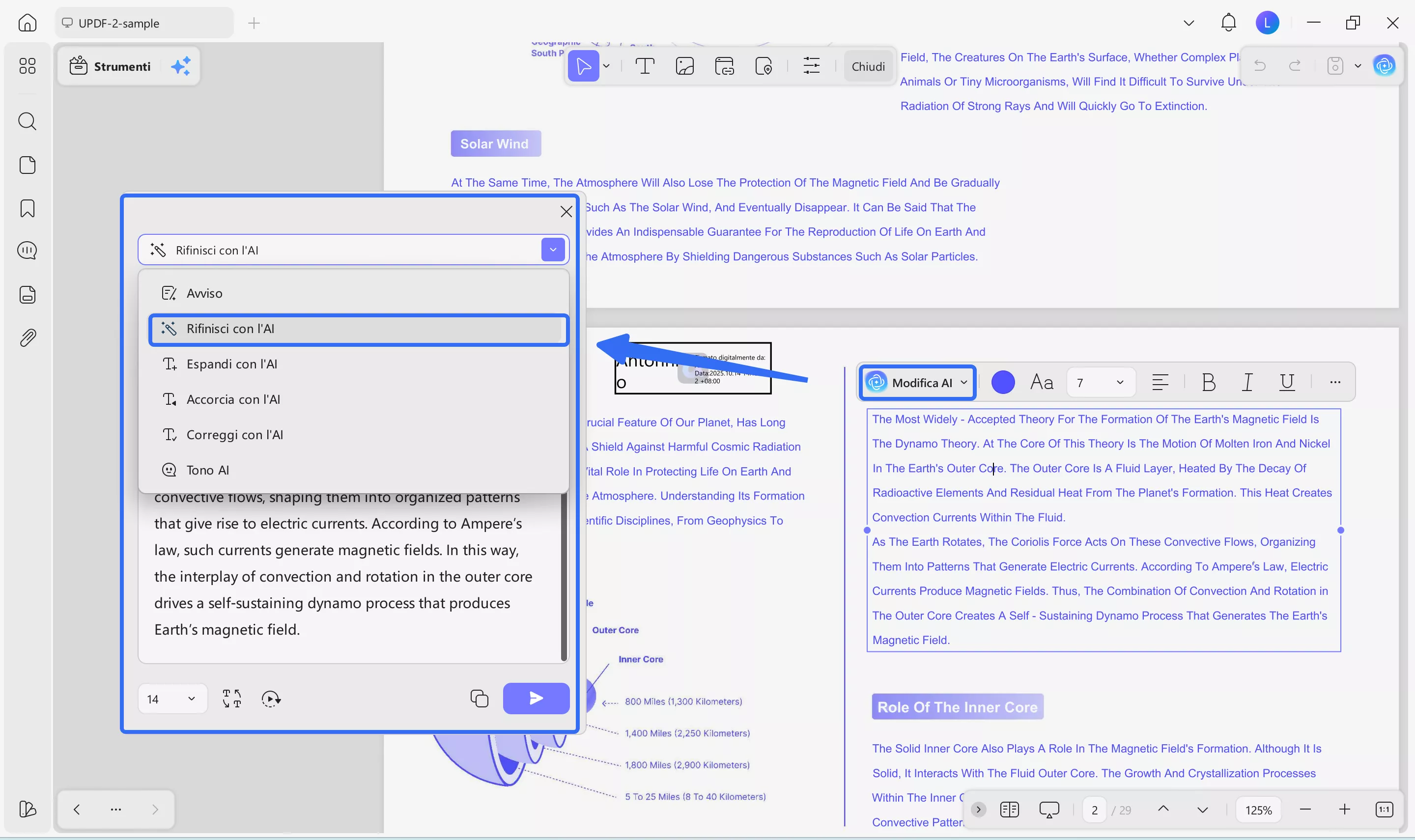 response to ai polish preset