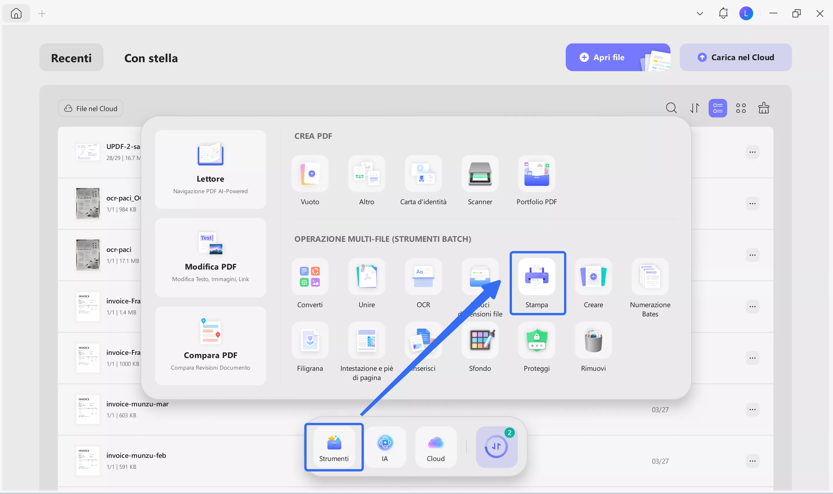 a3 pdf batch print icon