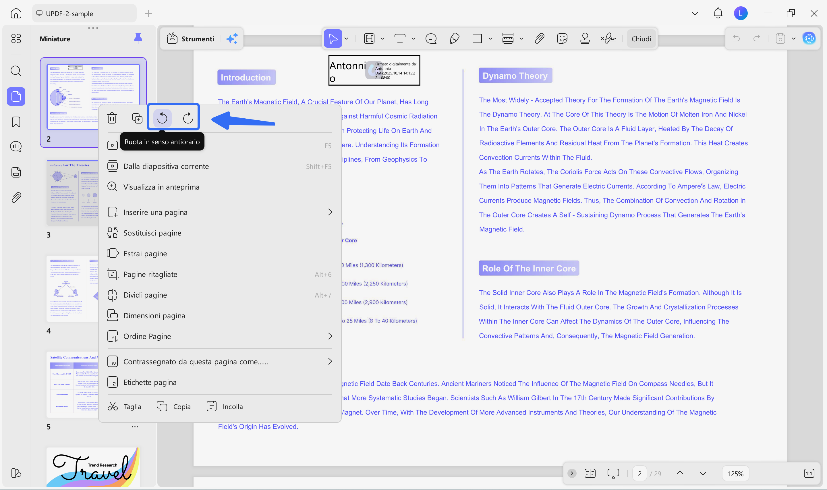 how to rotate a pdf in google drive rotate pages