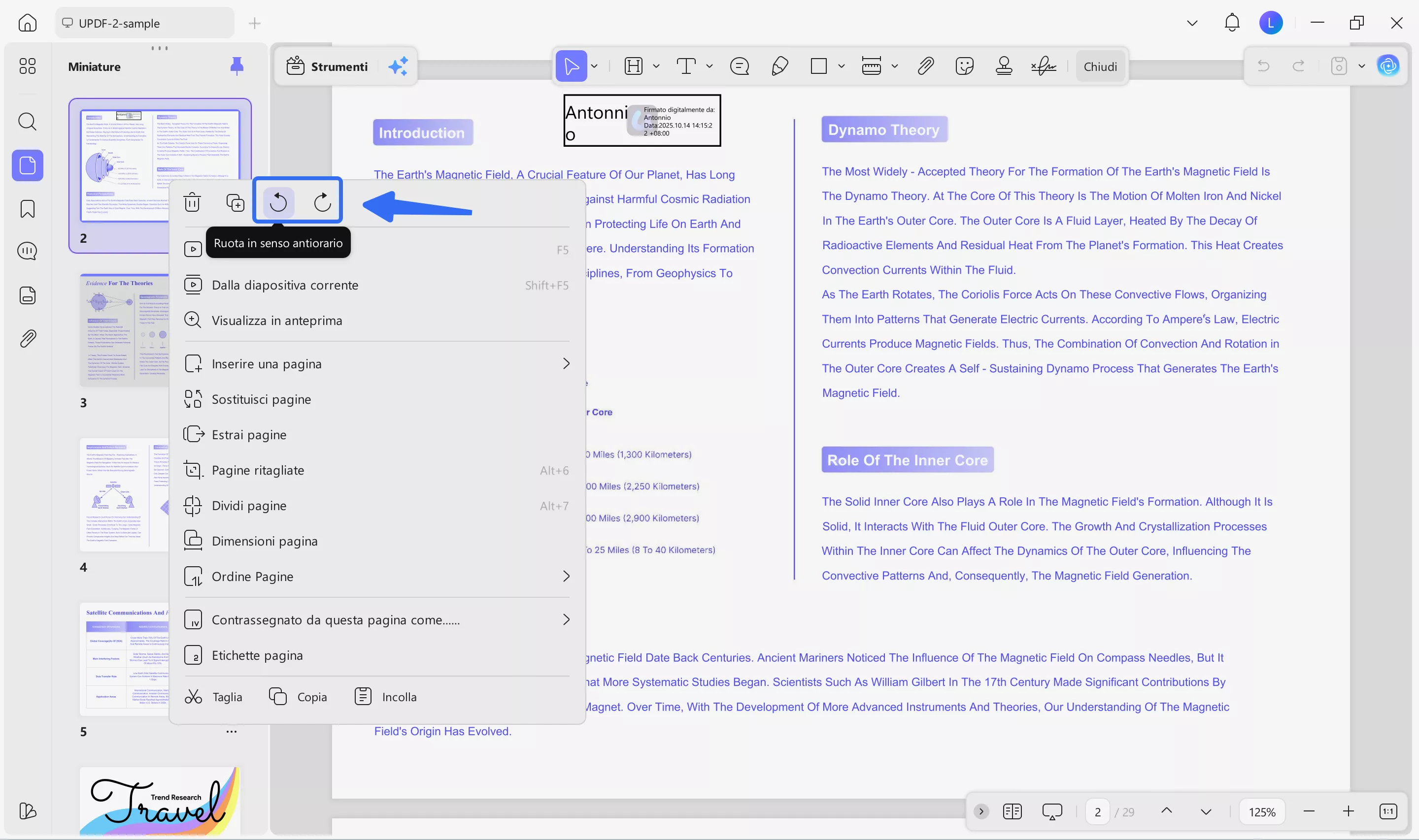 how to rotate a pdf in google drive rotate pages