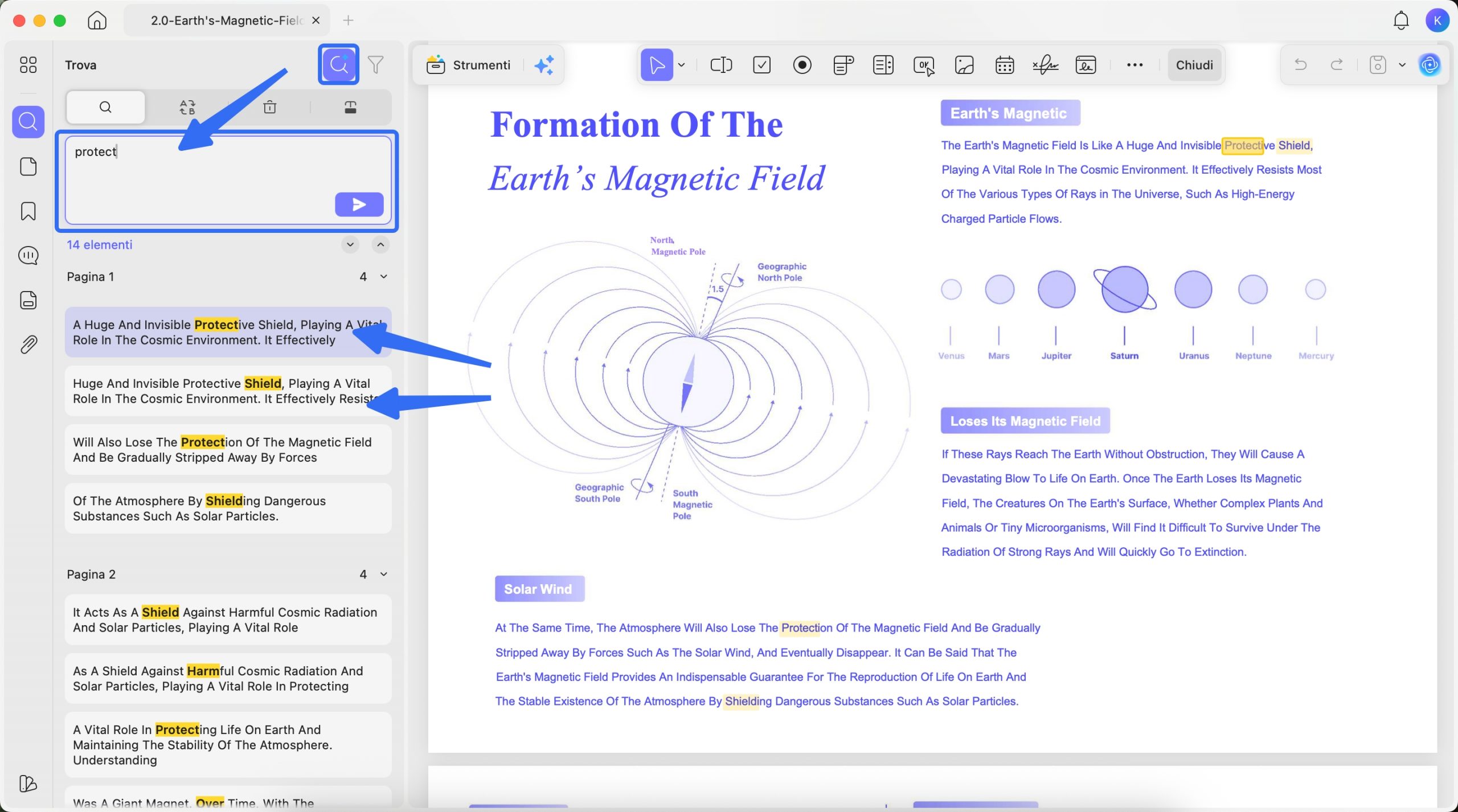 updf ai ricerca semantica trova ciò che intendi