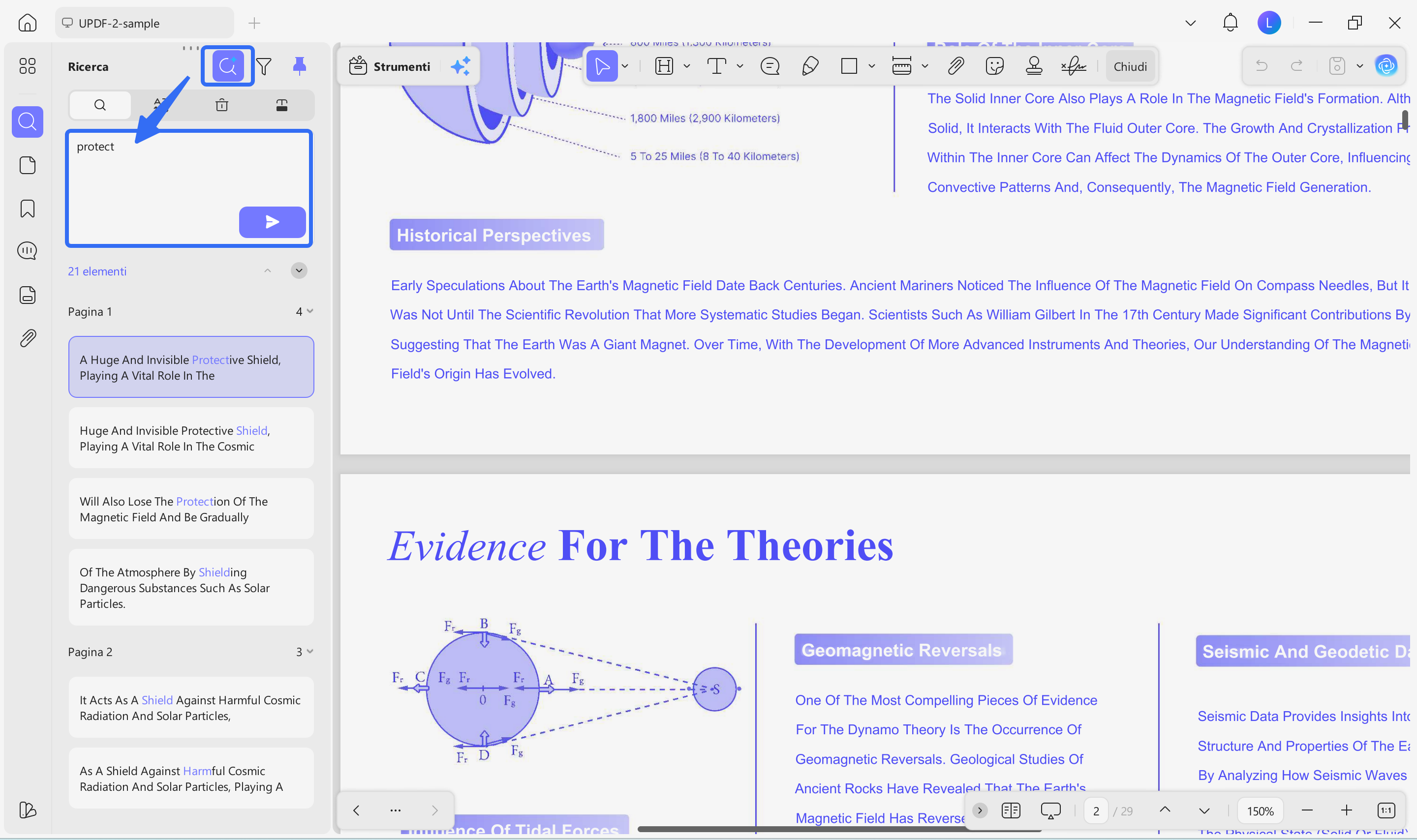updf ai ricerca semantica trova ciò che intendi