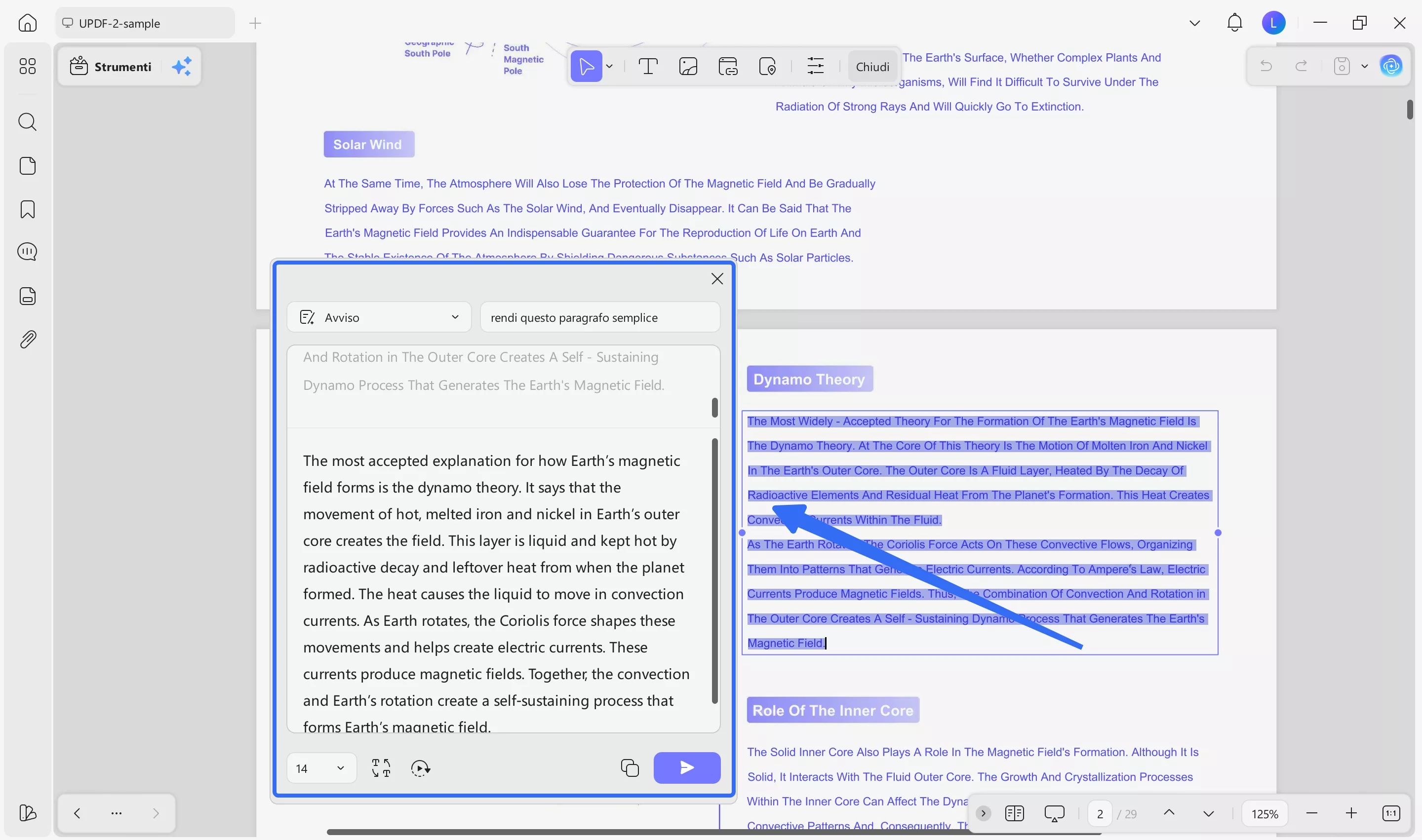  ai edit response to custom prompt