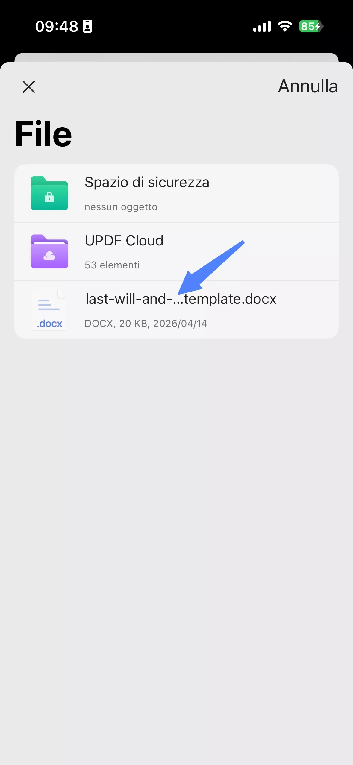 updf-pick-file-for-pdf-conversion