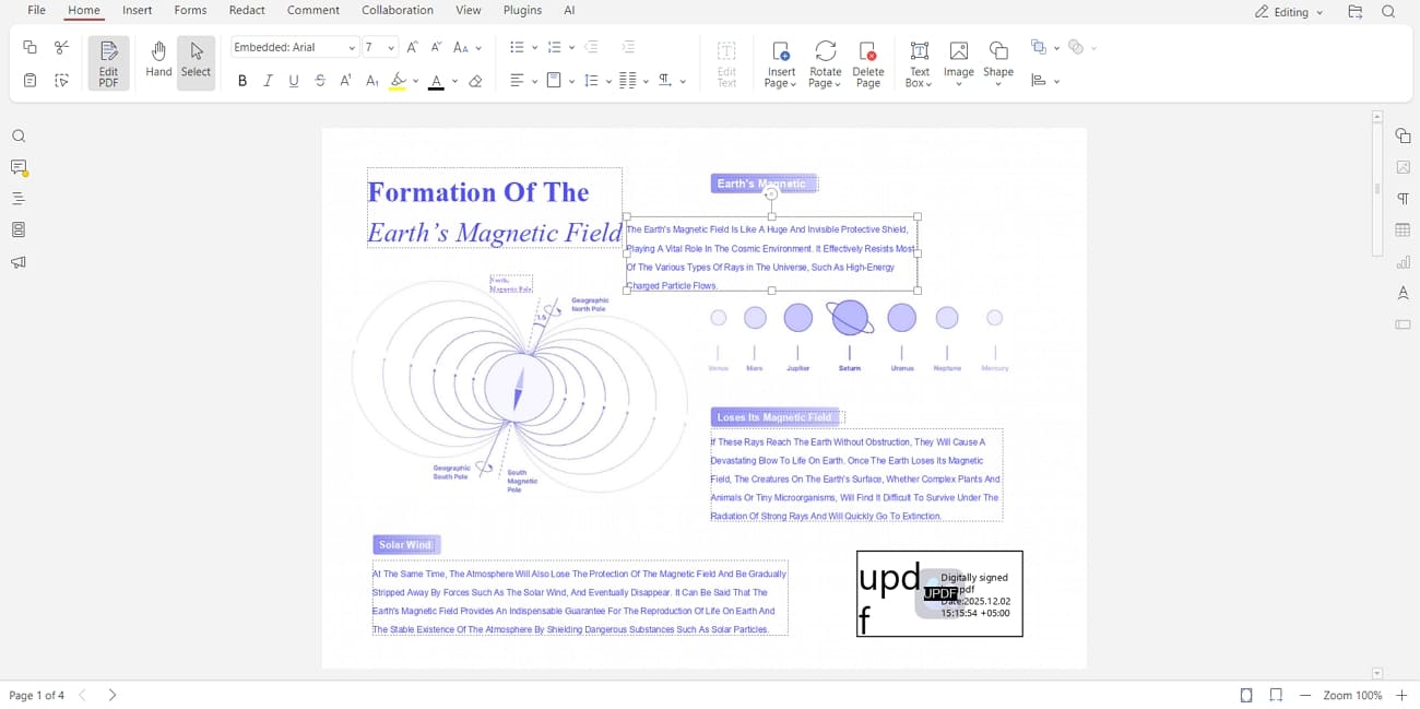 onlyoffice pdf text block editing