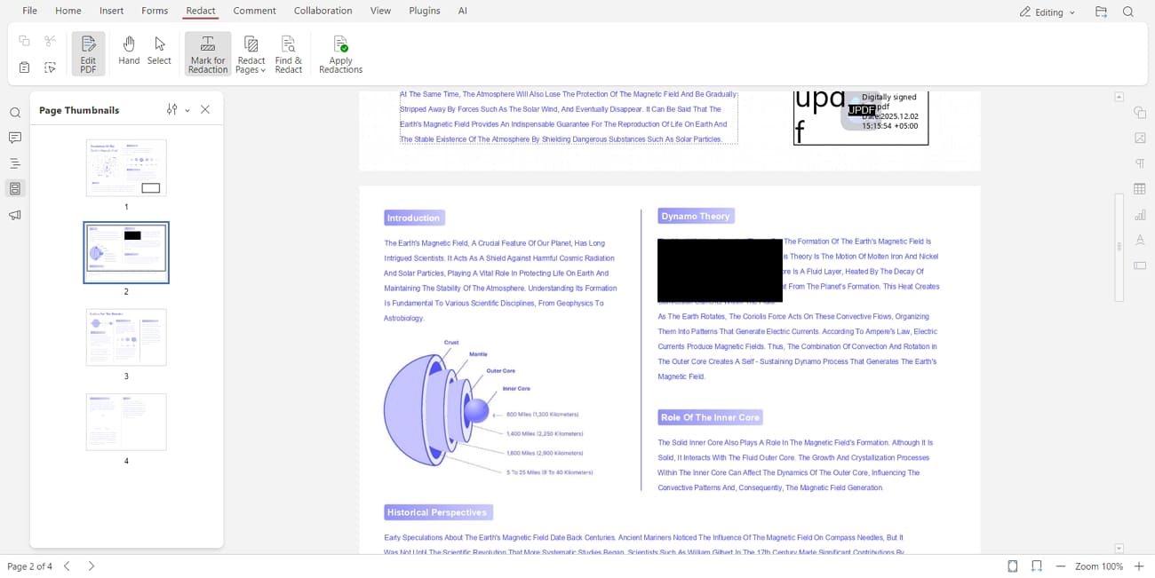 hide confidential information pdf pages
