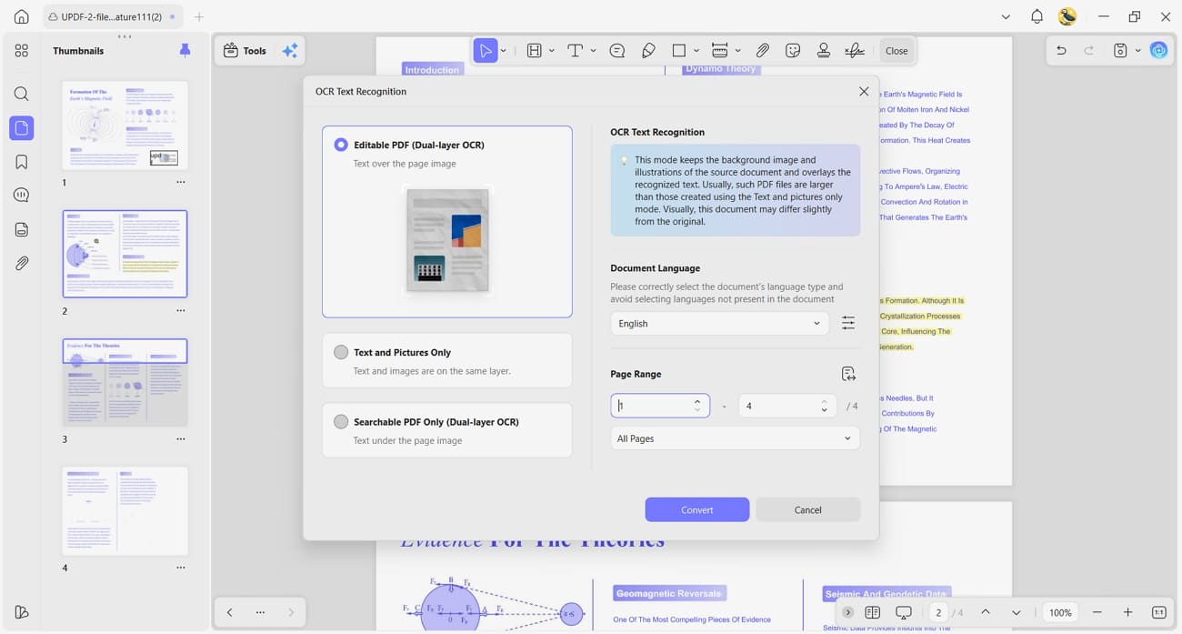 turn scanned pdfs editable updf ocr